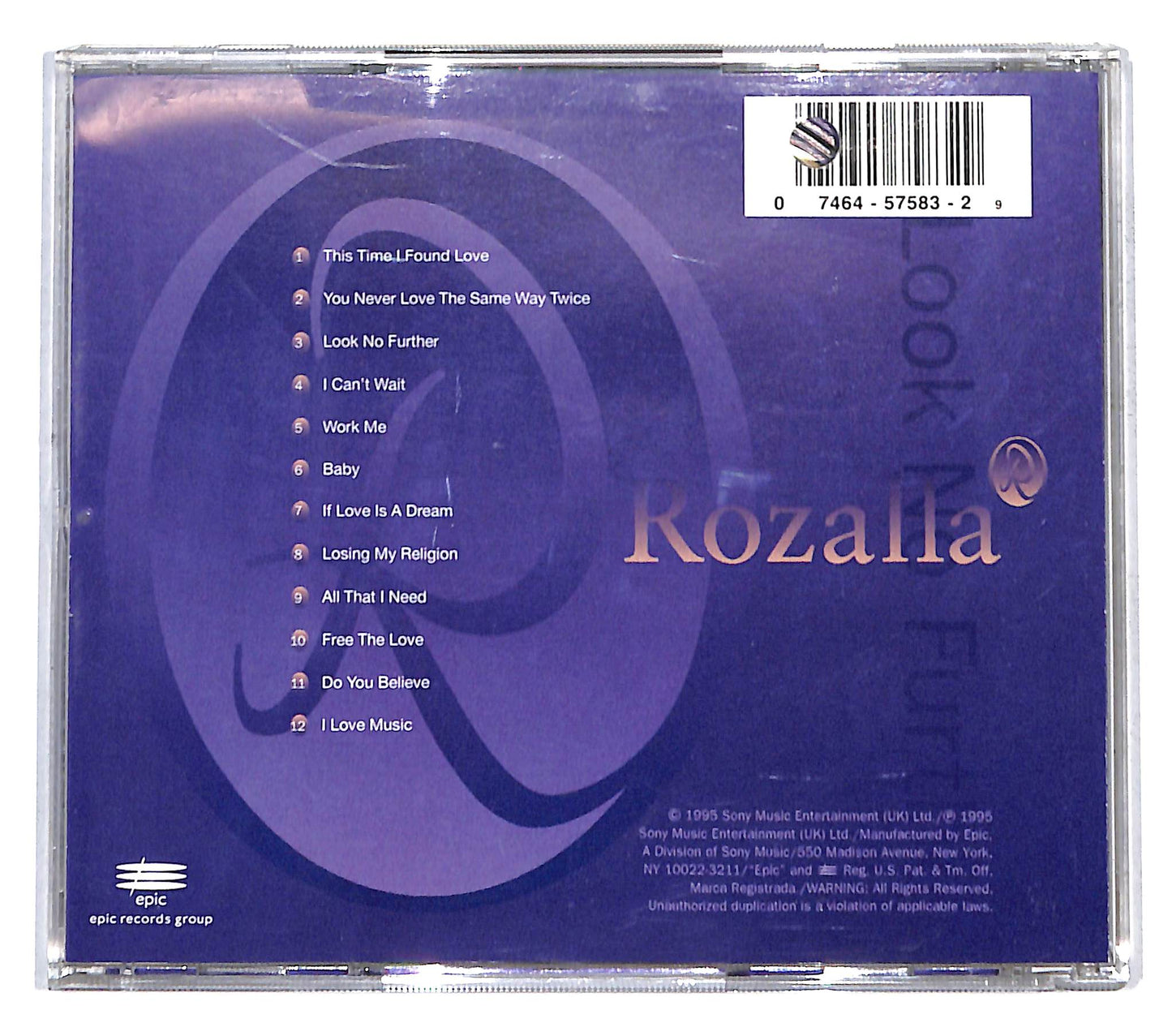 EBOND Rozalla - Look No Further CD CD141053