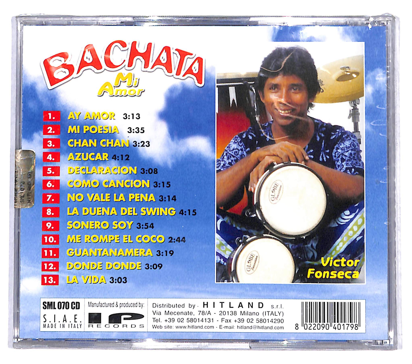 EBOND Victor Fonseca - Bachata Mi Amor CD CD141108