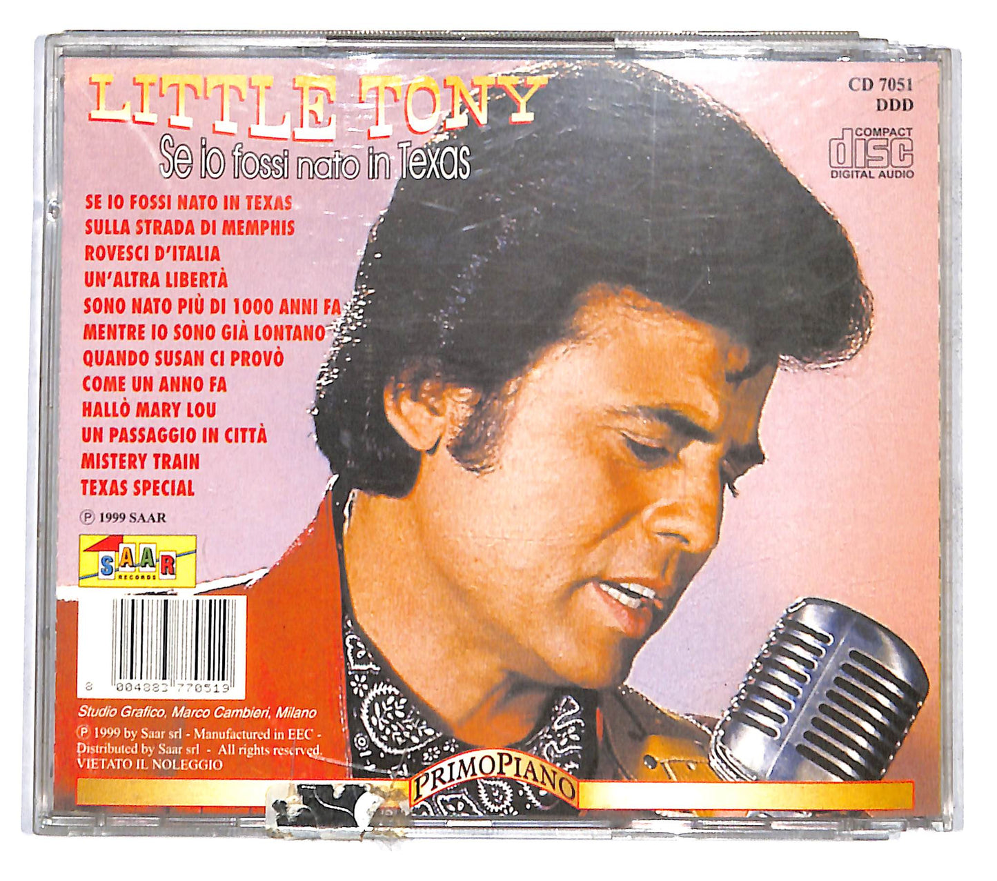 EBOND Little Tony - Se Io Fossi Nato In Texas CD CD141123