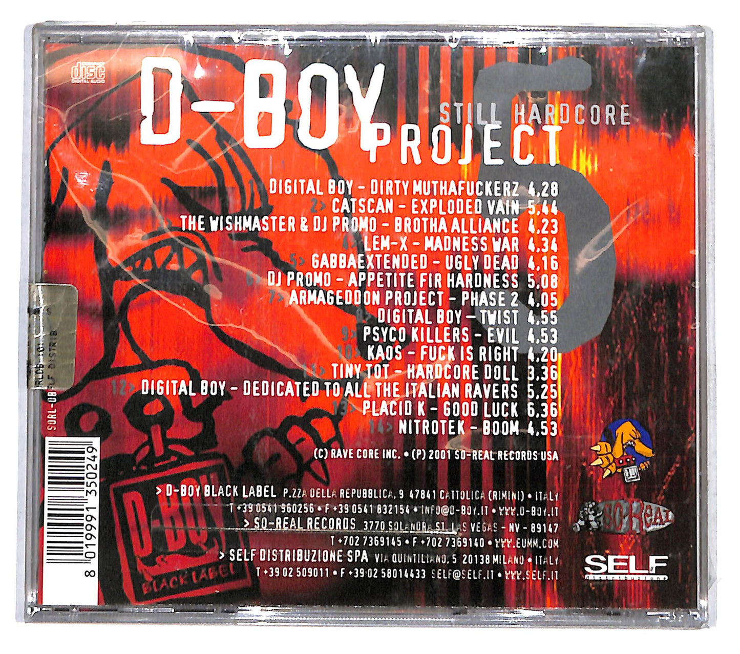 EBOND Various - D-Boy Project 5 - Still Hardcore CD CD141135