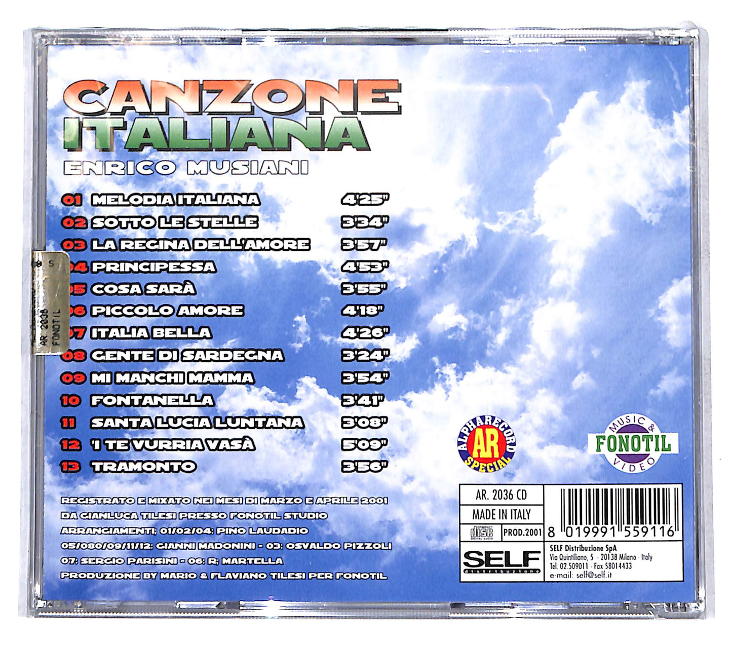EBOND Enrico Musiani - Canzone Italiana CD CD141302