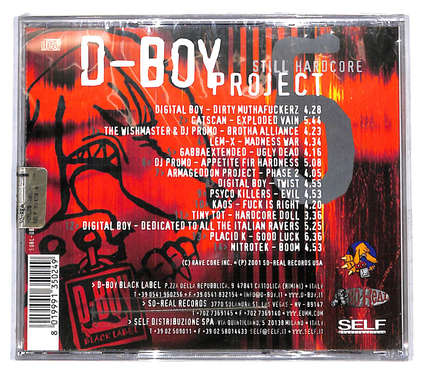 EBOND Various - D-Boy Project 5 - Still Hardcore CD CD141312
