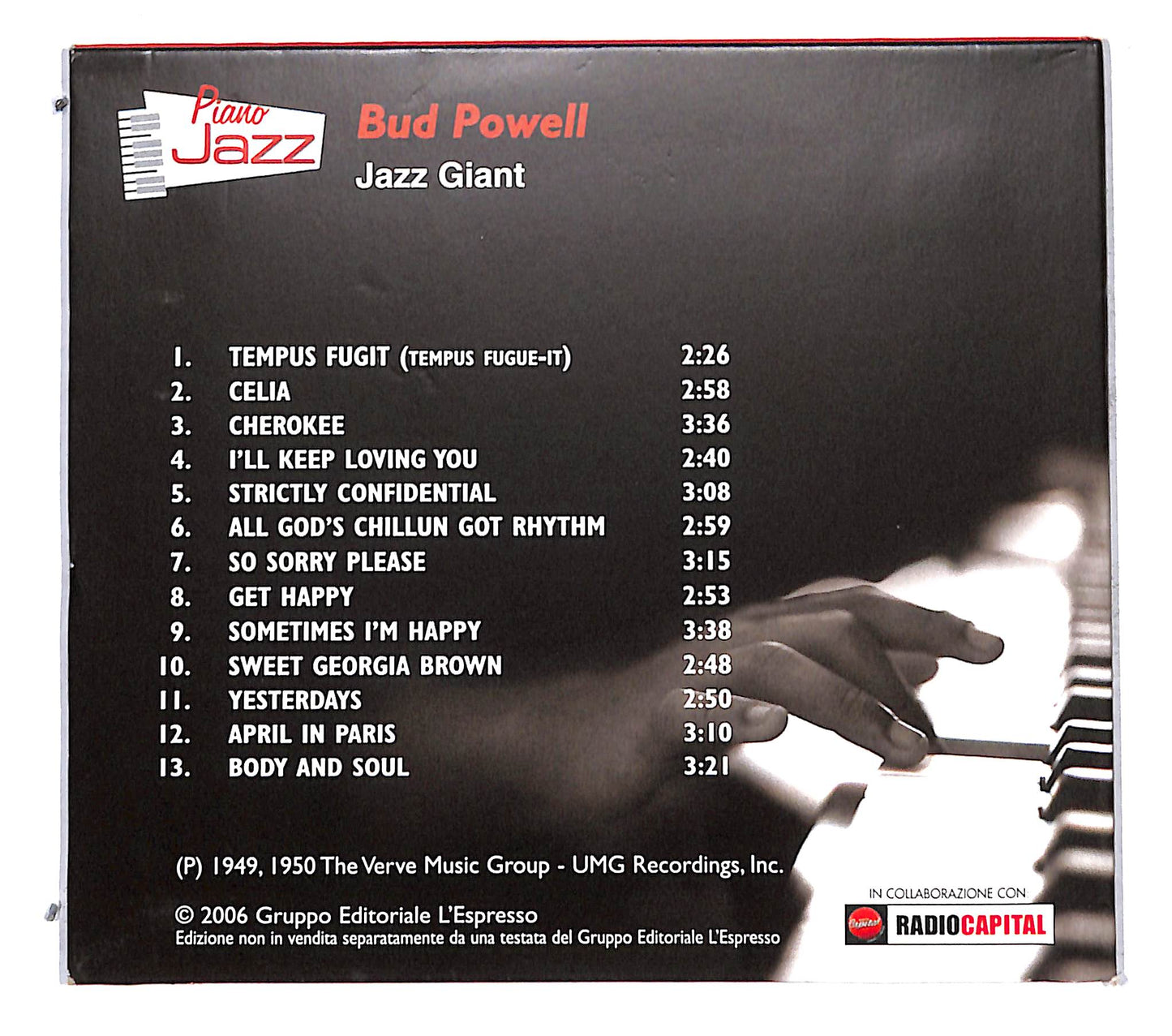 EBOND Bud Powell - Jazz Giant DIGIPACK CD CD141320