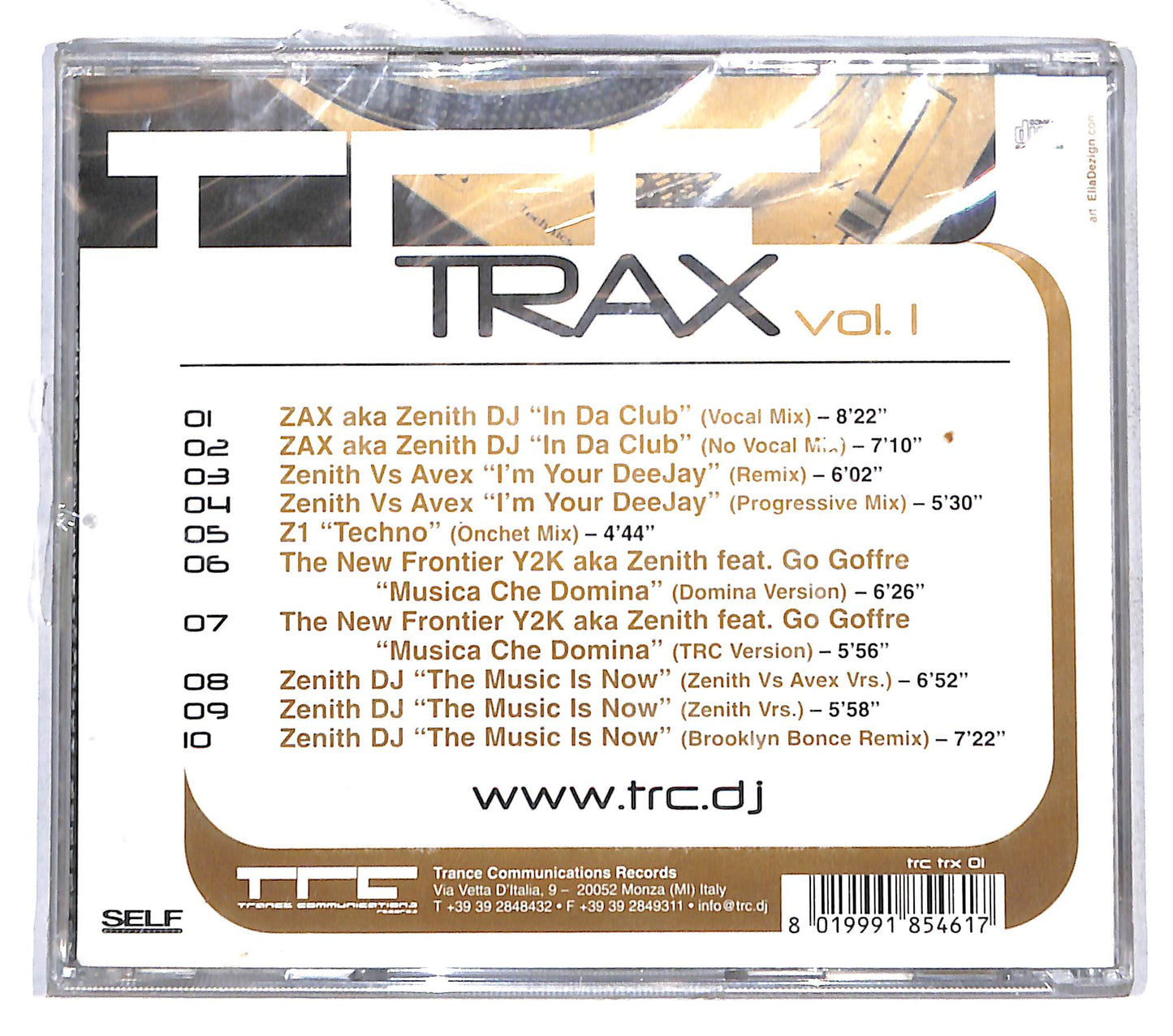 EBOND Various - TRC Trax Vol. 1 CD CD141321