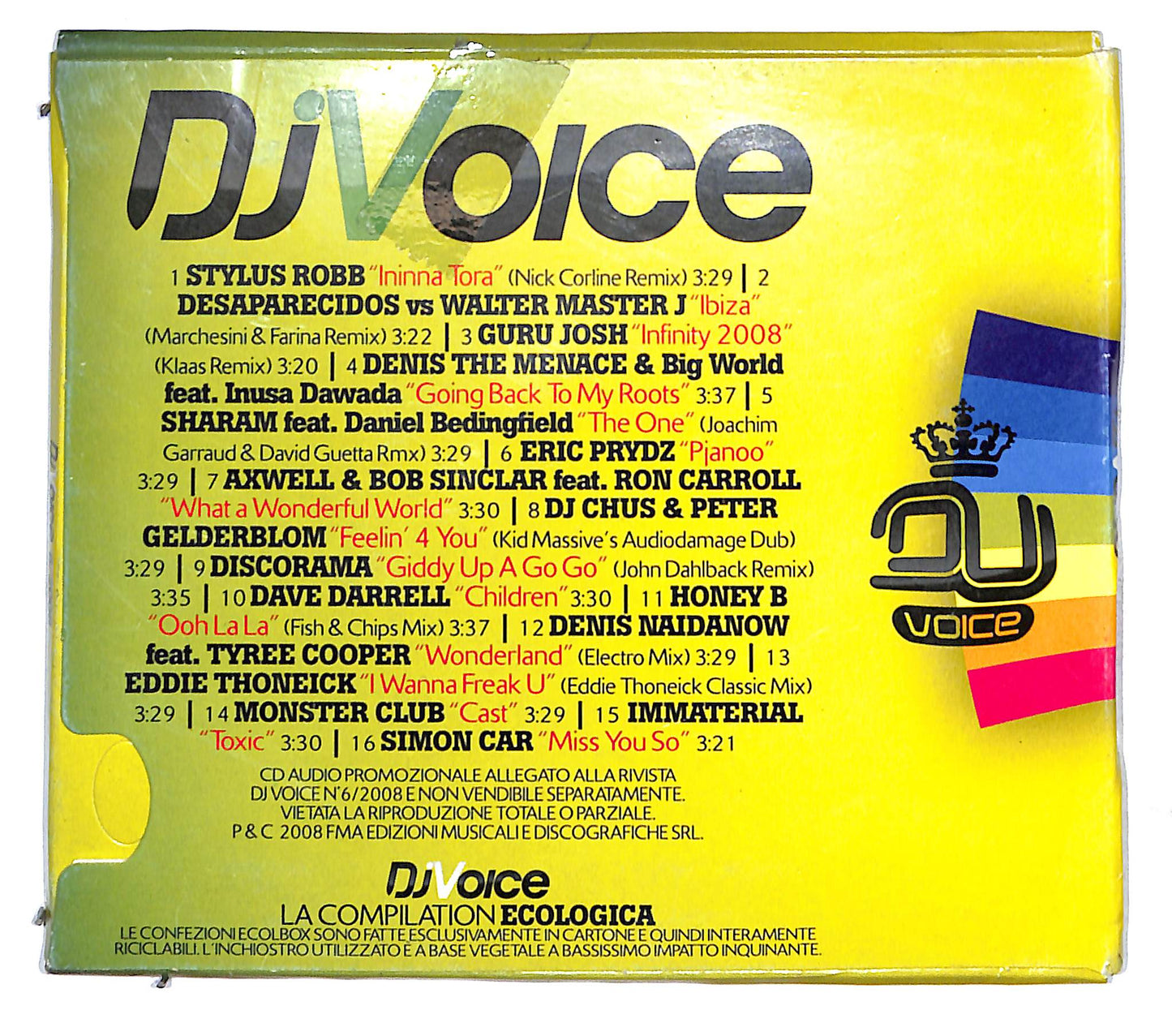 EBOND Various - DJ Voice Compilation Volume 6/2008 DIGIPACK CD CD141404