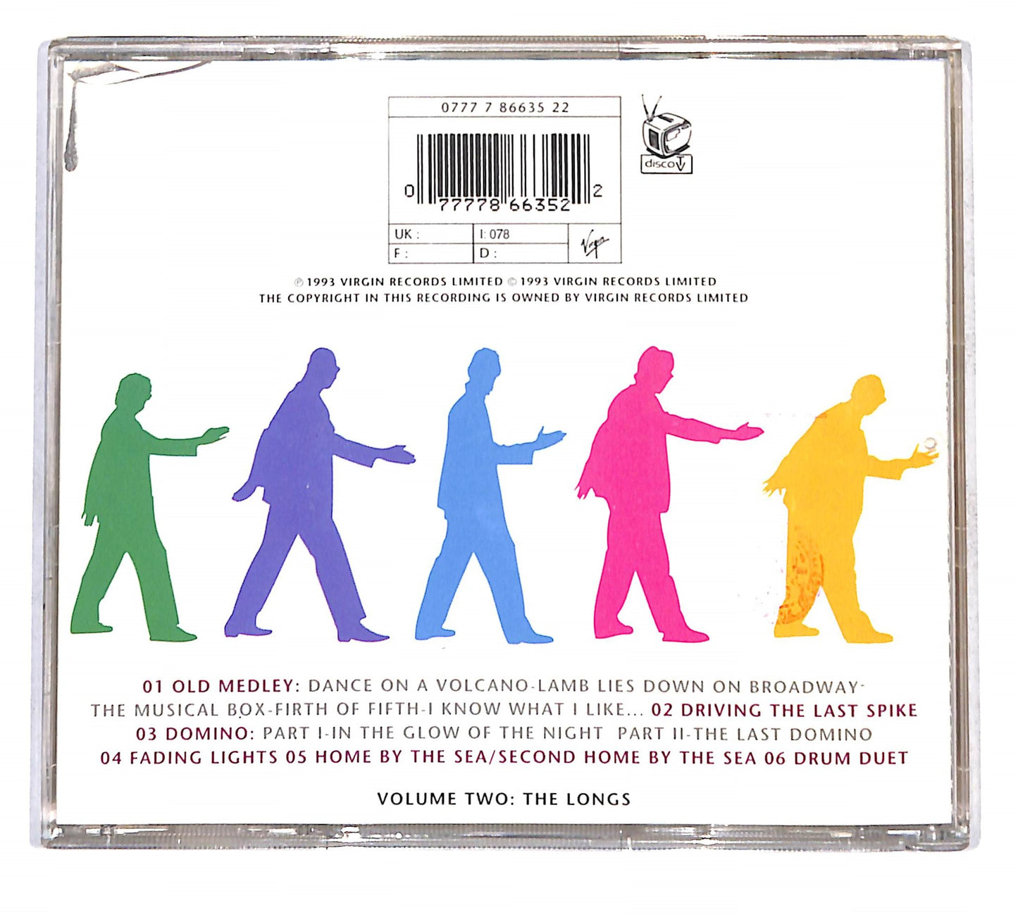 EBOND Genesis - Live / The Way We Walk (Volume Two: The Longs) CD CD141408