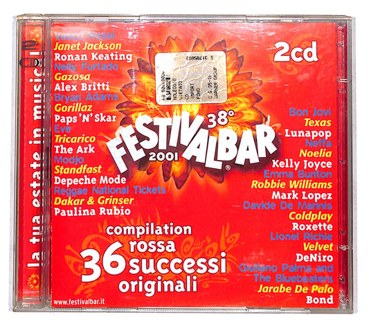 EBOND Various - 38° Festivalbar 2001 Compilation Rossa CD CD141418