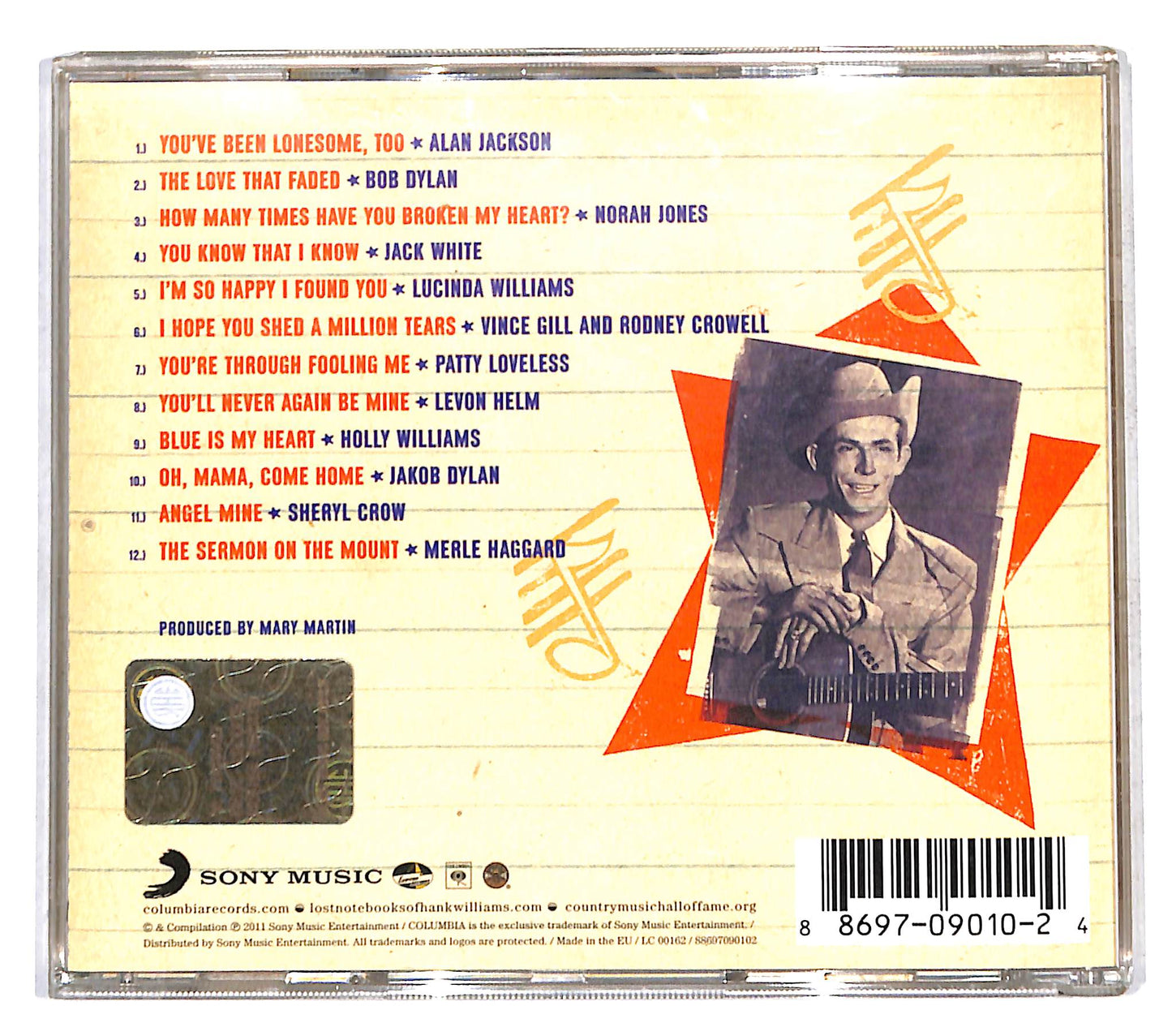 EBOND Various - The Lost Notebooks Of Hank Williams CD CD141419