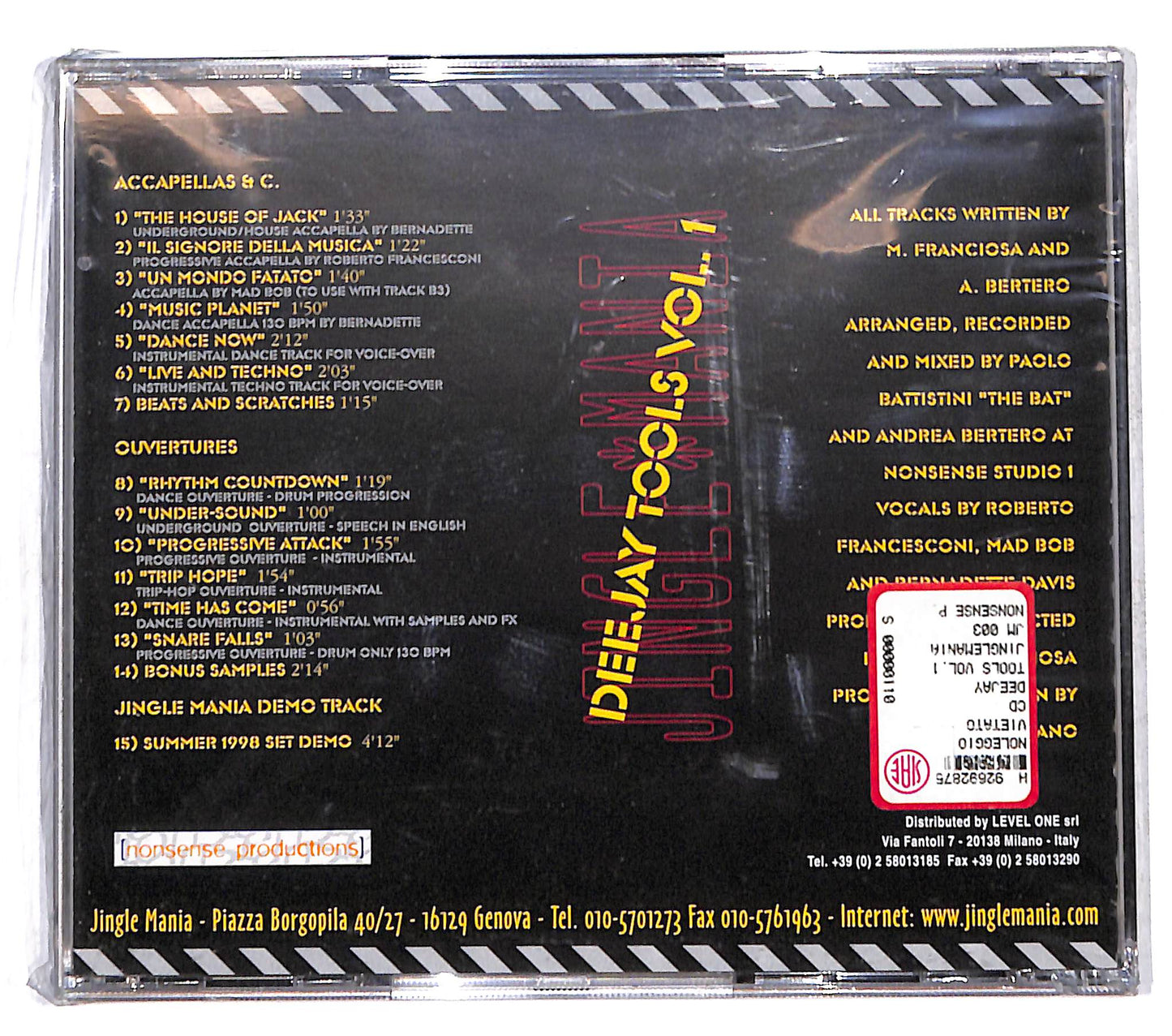EBOND Various - Deejay Tools Vol.1 Jingle Mania CD CD141426
