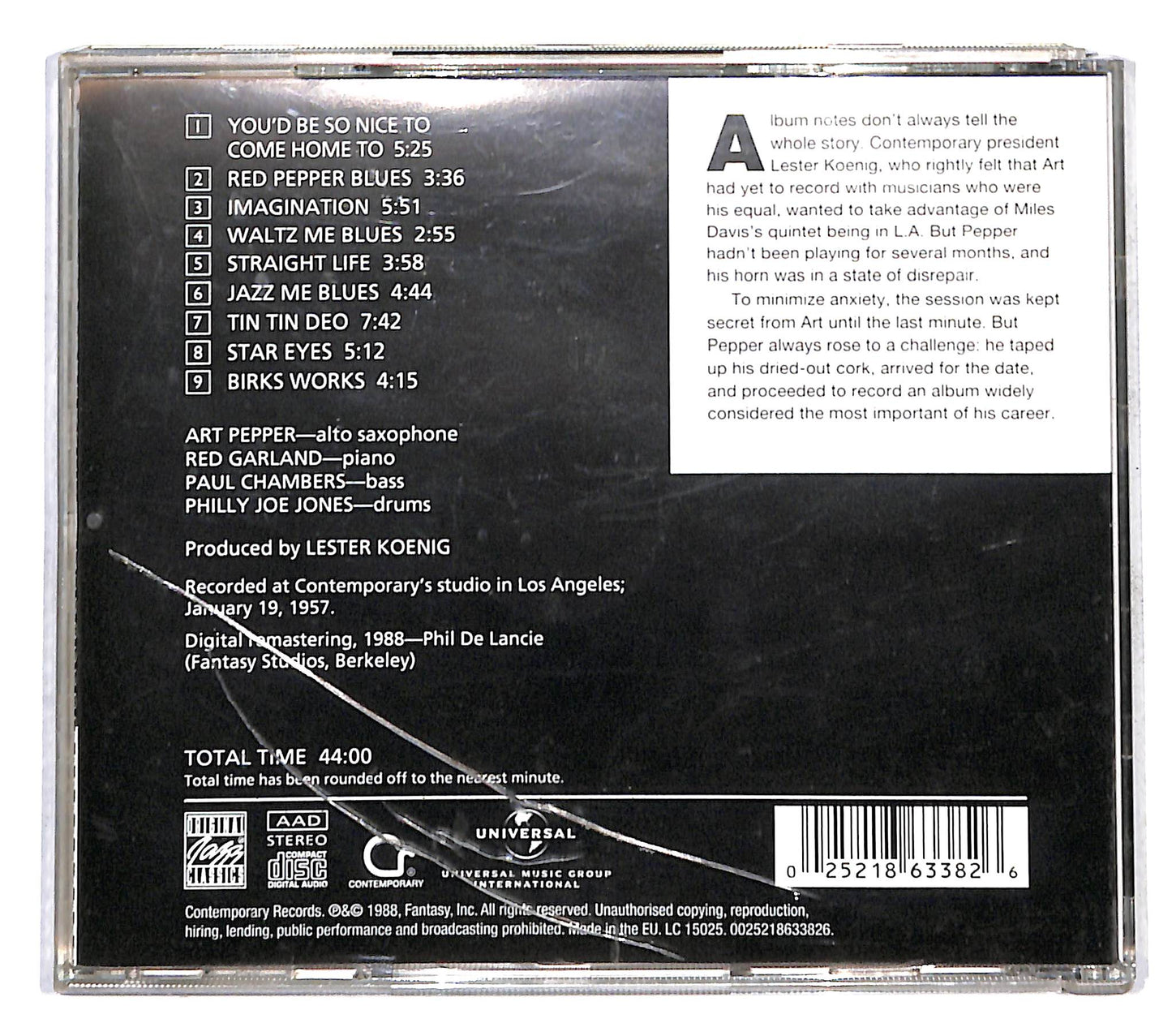 EBOND Art Pepper - Art Pepper Meets The Rhythm Section CD CD141525