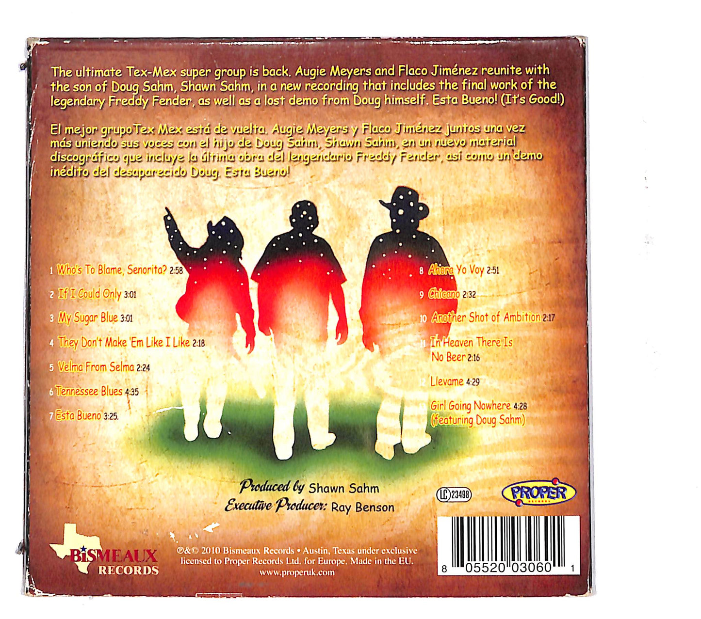 EBOND Texas Tornados - ¡Esta Bueno! CD CD141527