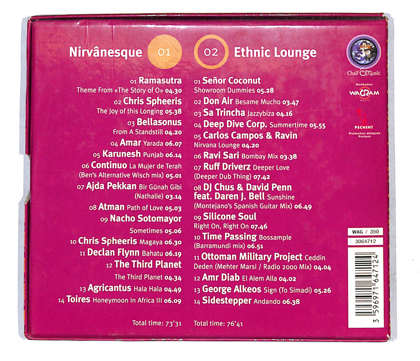 EBOND Claude Challe & Ravin - Nirvana Lounge CD CD141556
