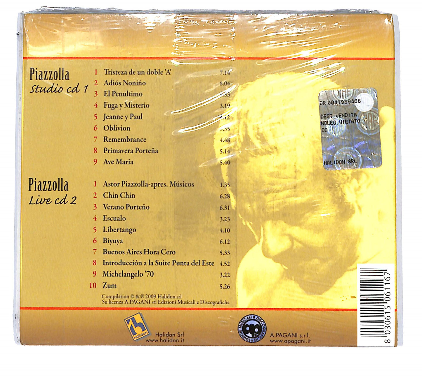 EBOND Astor Piazzolla - Live & Studio CD CD141602