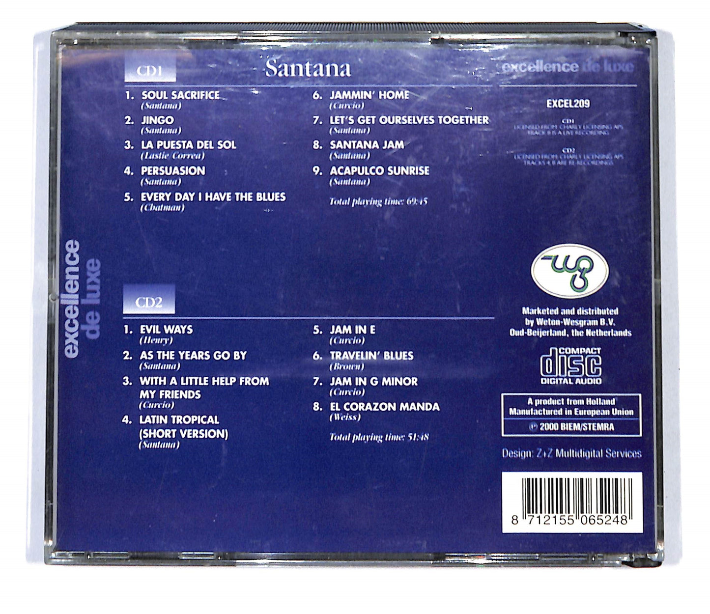 EBOND Santana - Legendary Latin Rock Tracks Excellence De Luxe CD CD141607