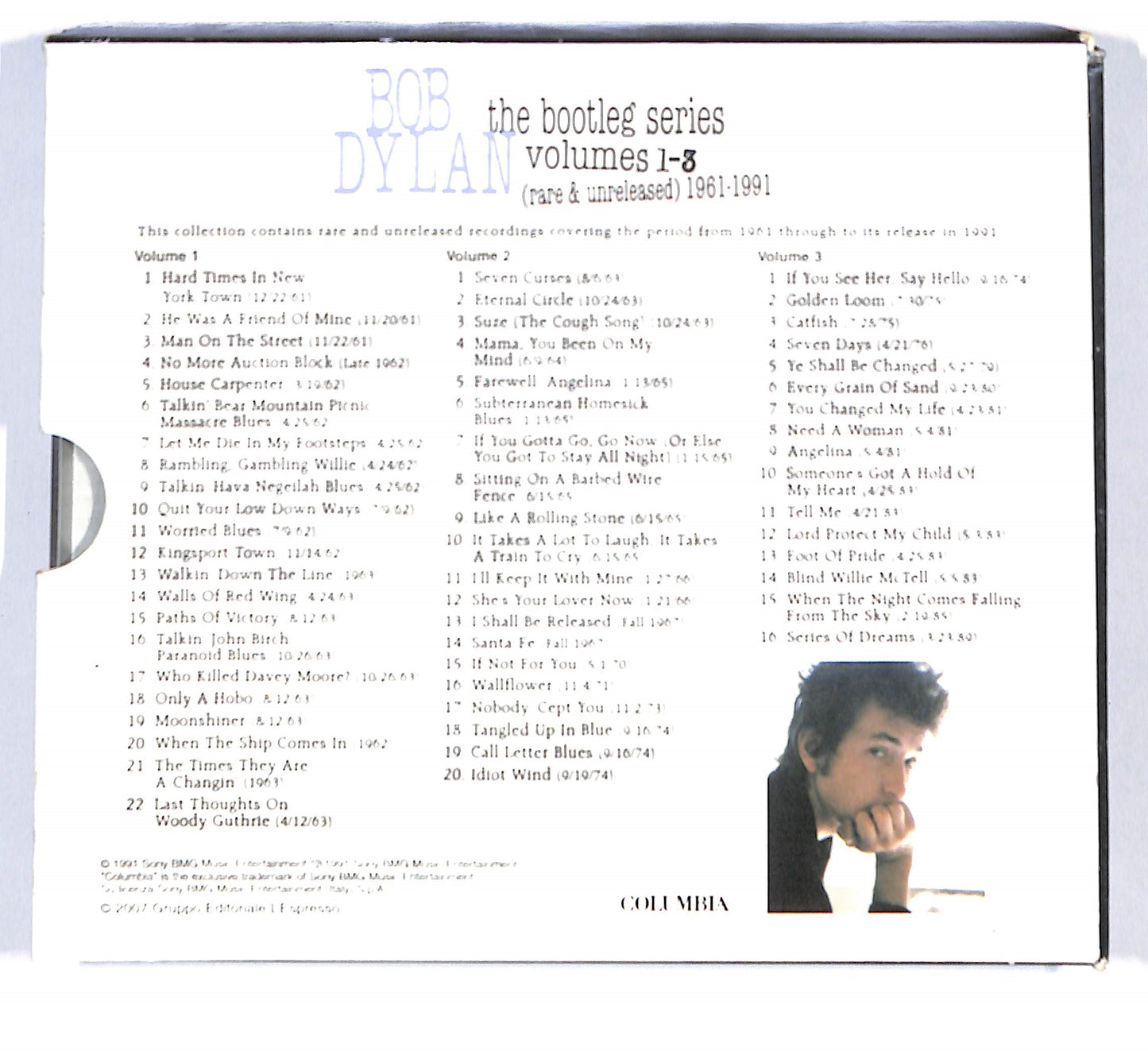 EBOND Bob Dylan - The Bootleg Series Vol 1 - 3 1961-1991 CD CD141611