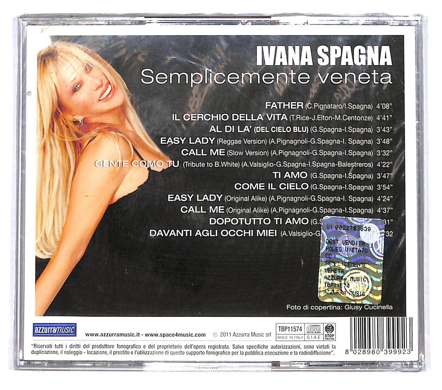 EBOND Ivana Spagna - Semplicemente Veneta CD CD141614