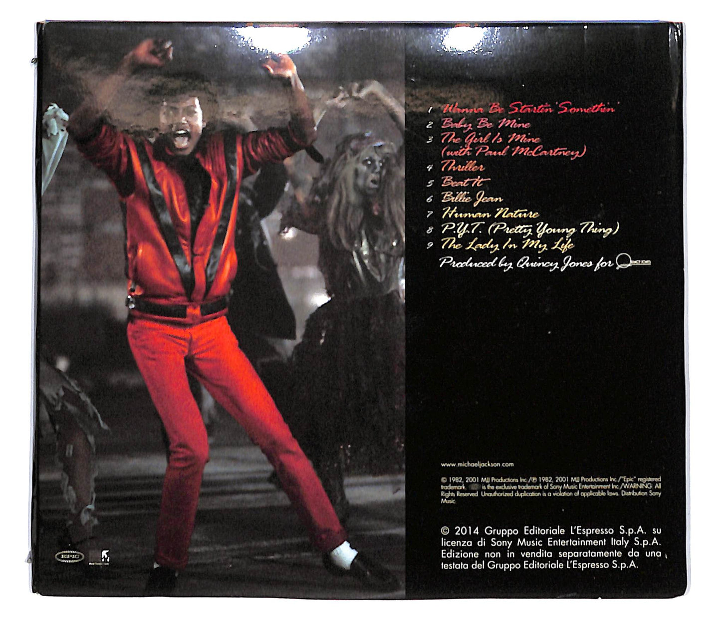 EBOND Michael Jackson Thriller DIGIPACK CD CD141618