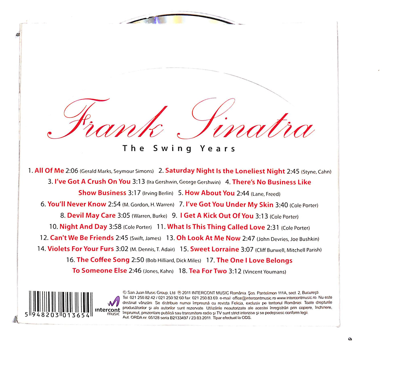 EBOND Frank Sinatra - The Swing Years CD CD141712