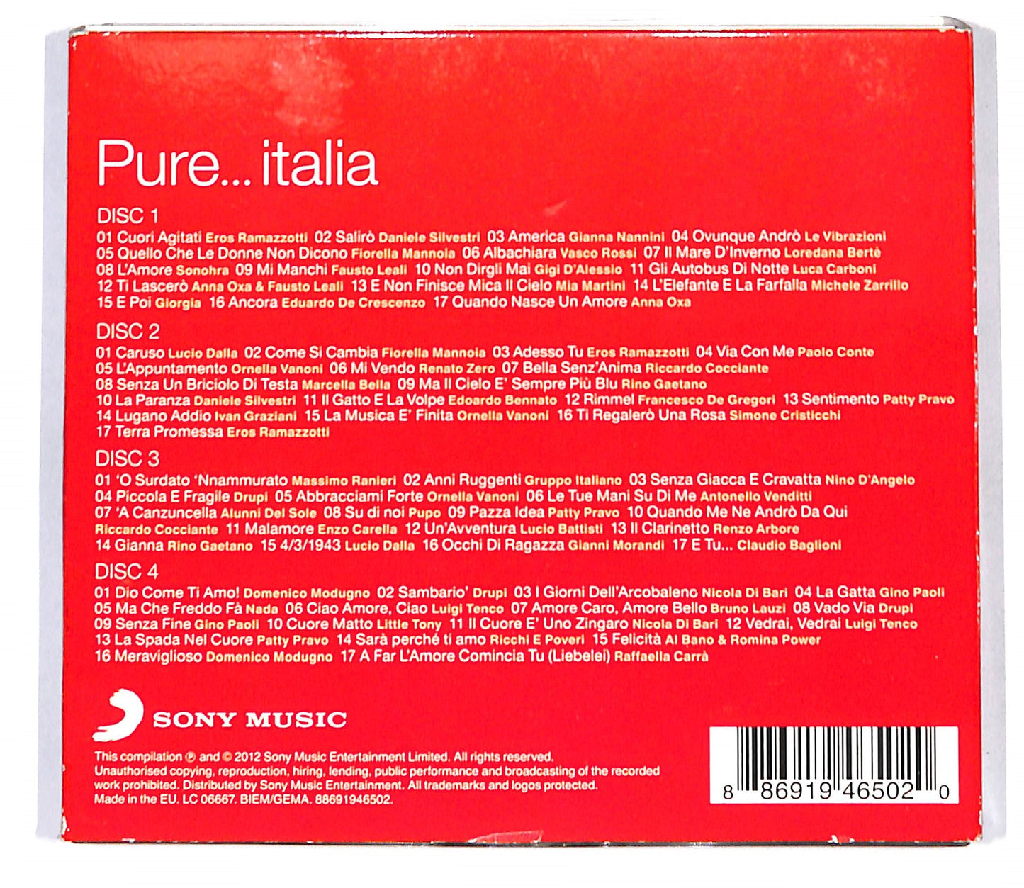EBOND Various - Pure... Italia DIGIPACK CD CD142017