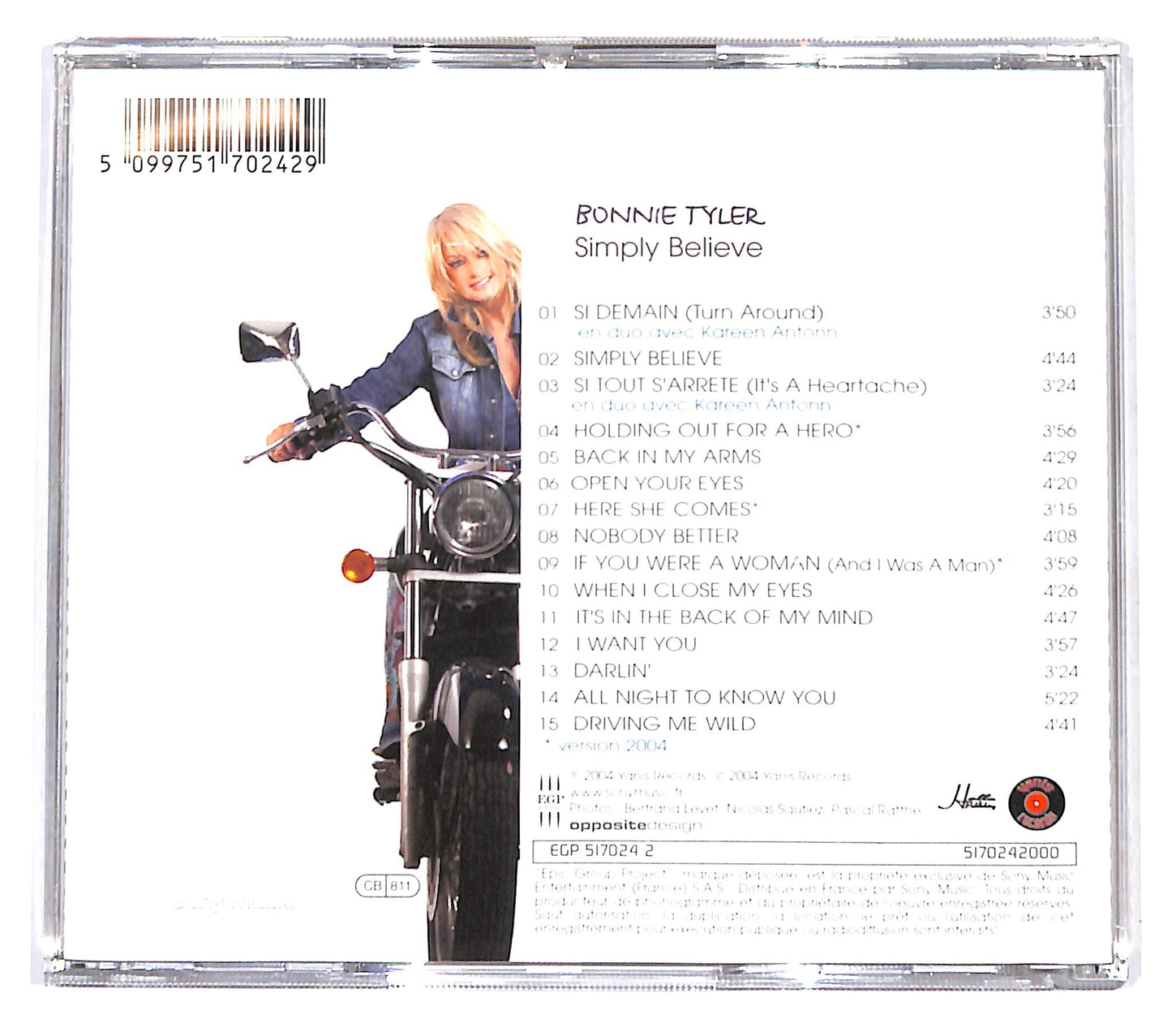 EBOND Bonnie Tyler - Simply Believe CD CD142111