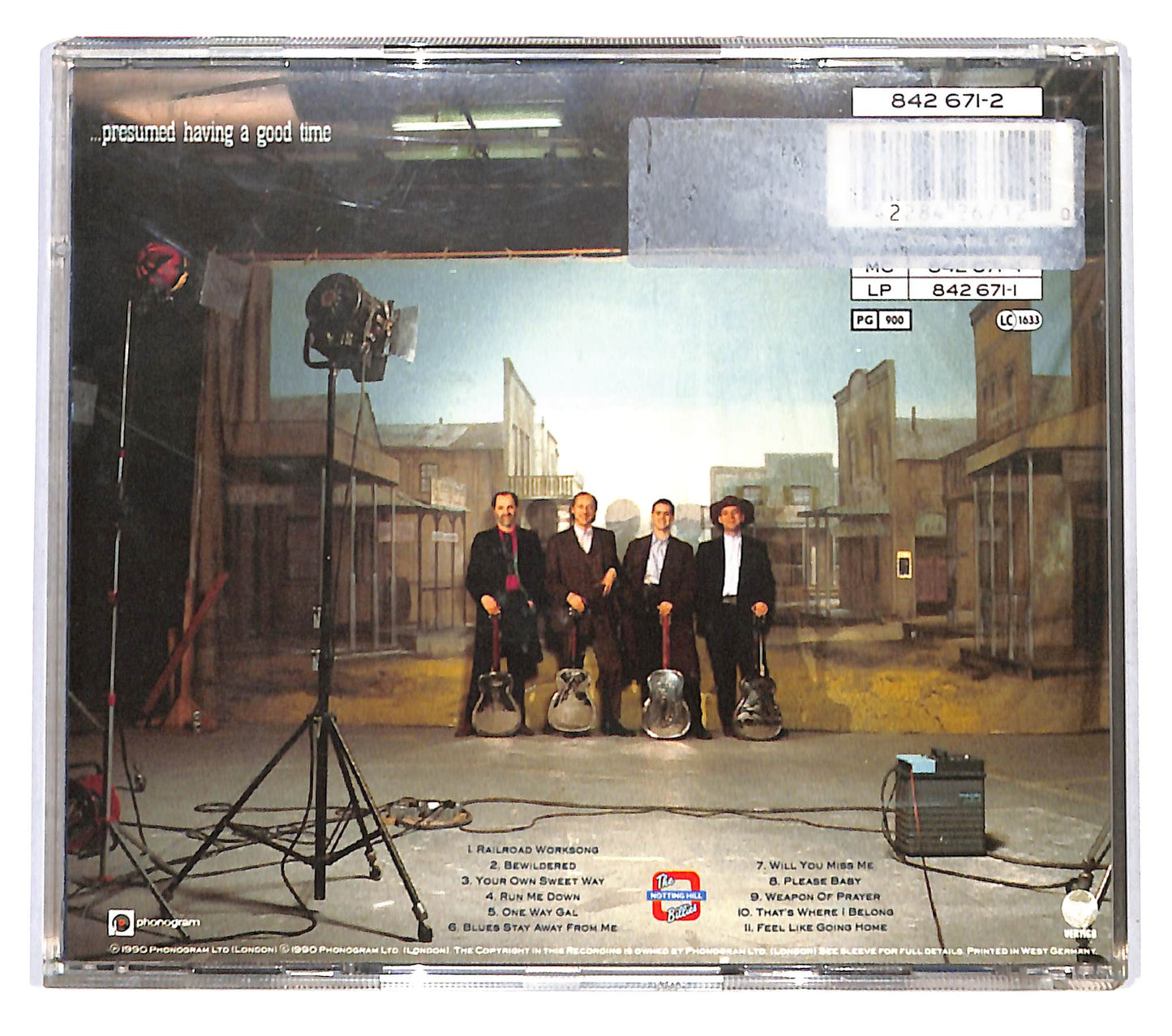 EBOND The Notting Hillbillies - Missing... Presumed Having A Good Time CD CD142131