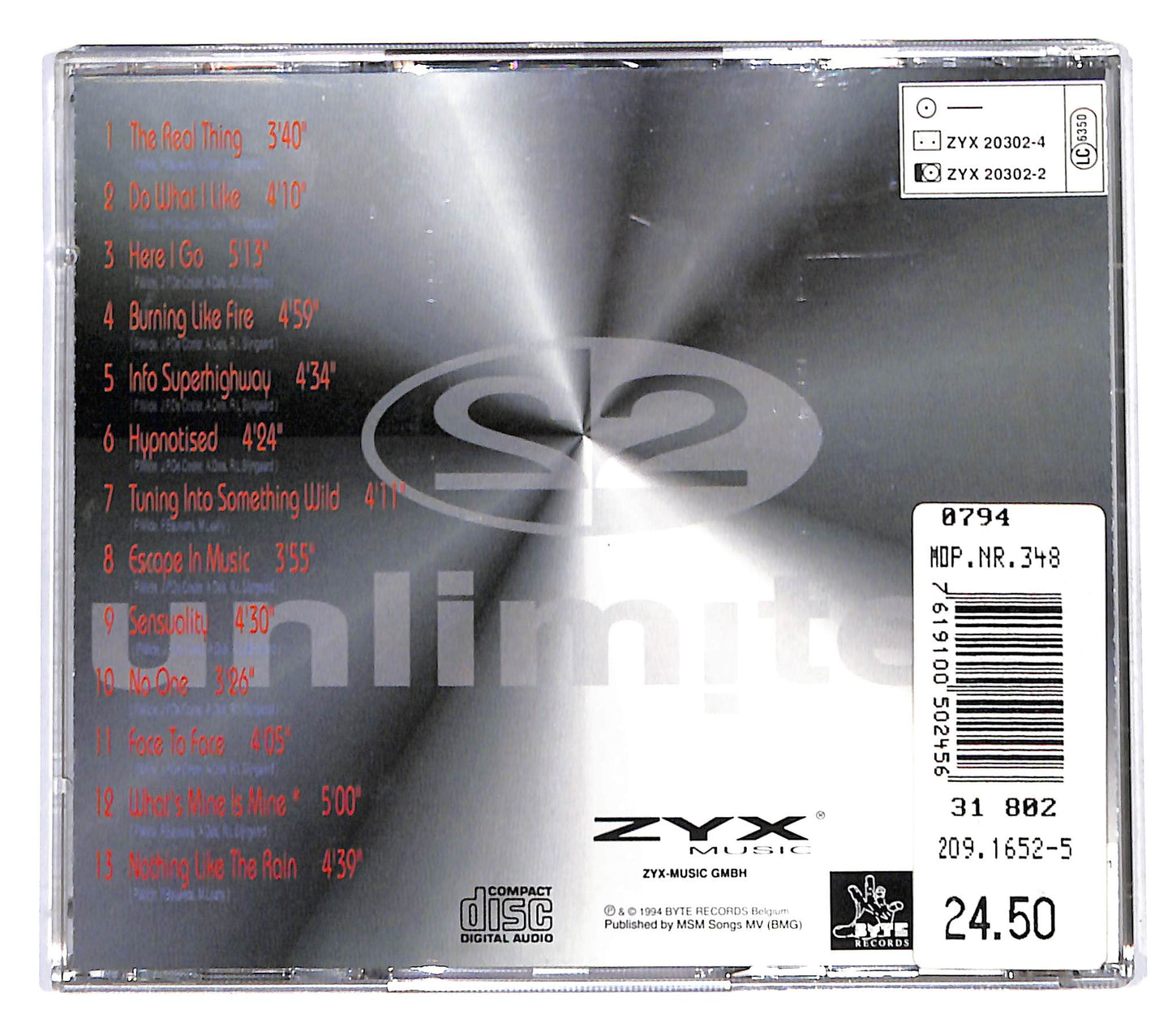 EBOND 2 Unlimited - Real Things CD CD142139
