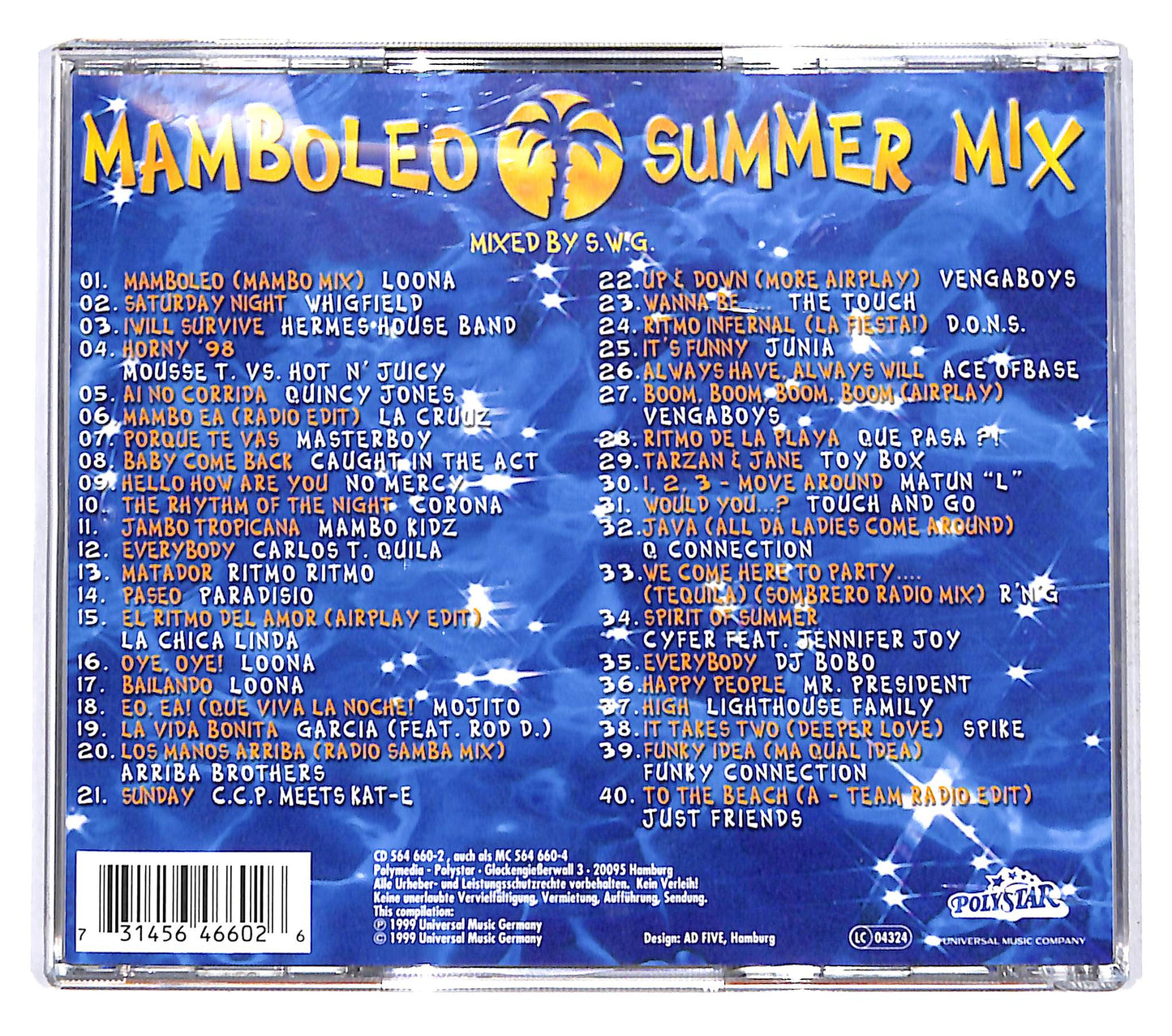 EBOND S.W.G - Mamboleo Summer Mix CD CD142218