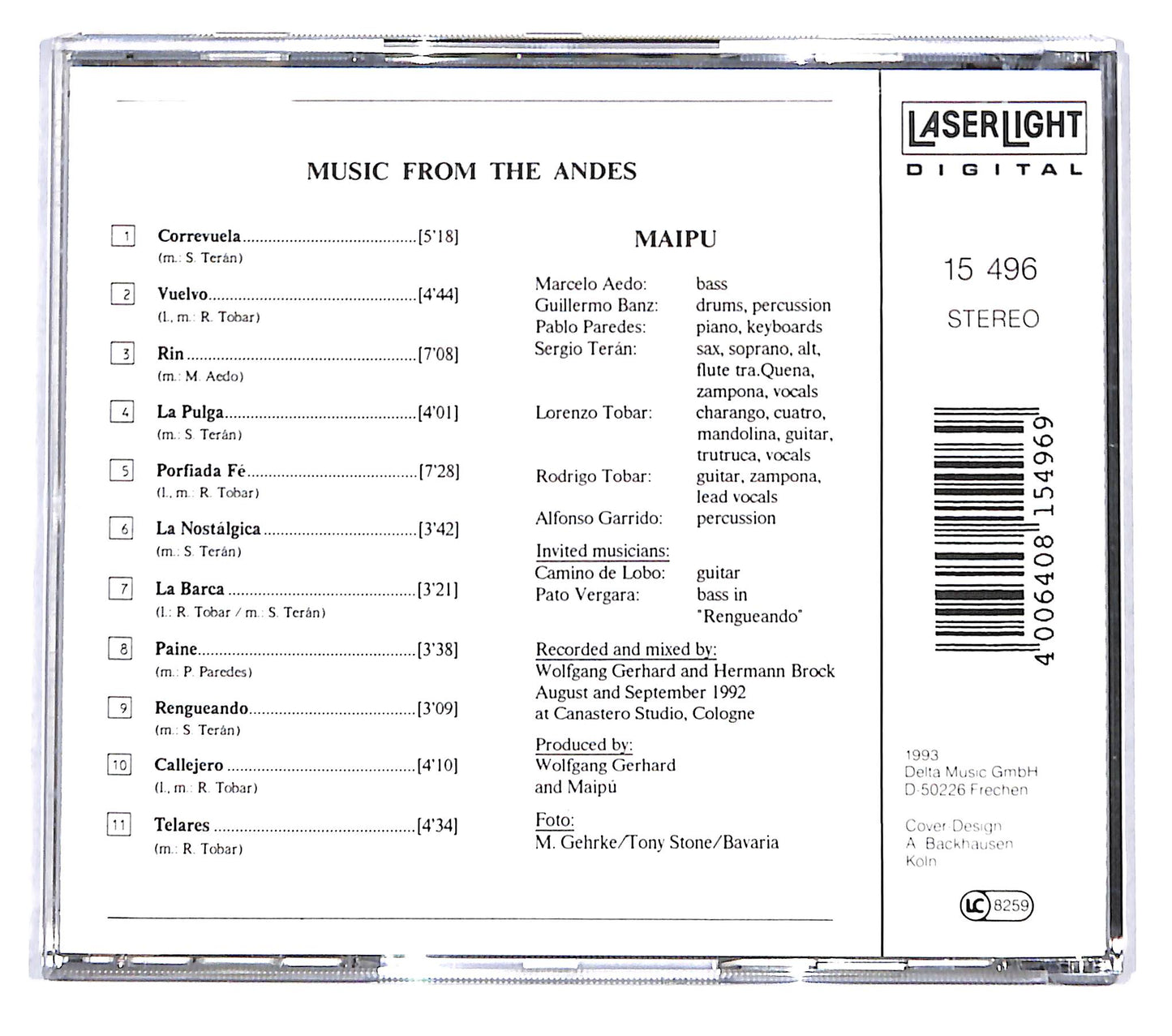 EBOND Maipu - Music From The Andes CD CD142223