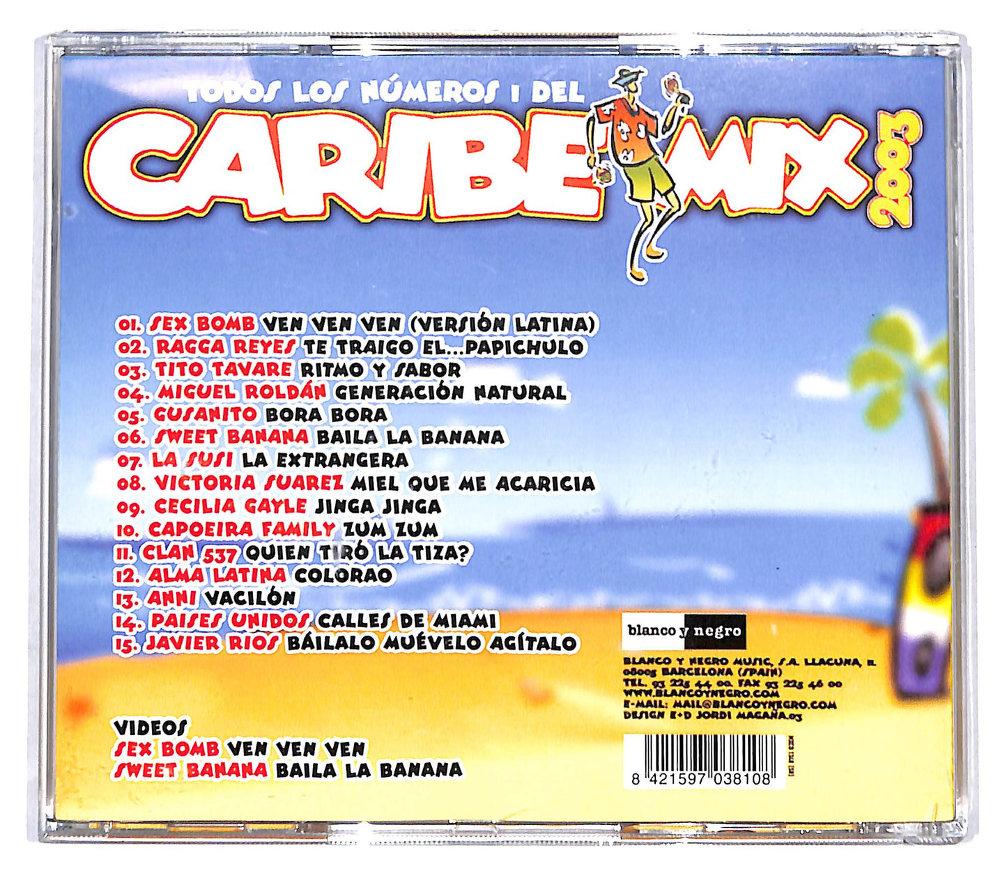 EBOND Various - Todos Los Numeros 1 Del Caribe Mix 2003 CD CD142251