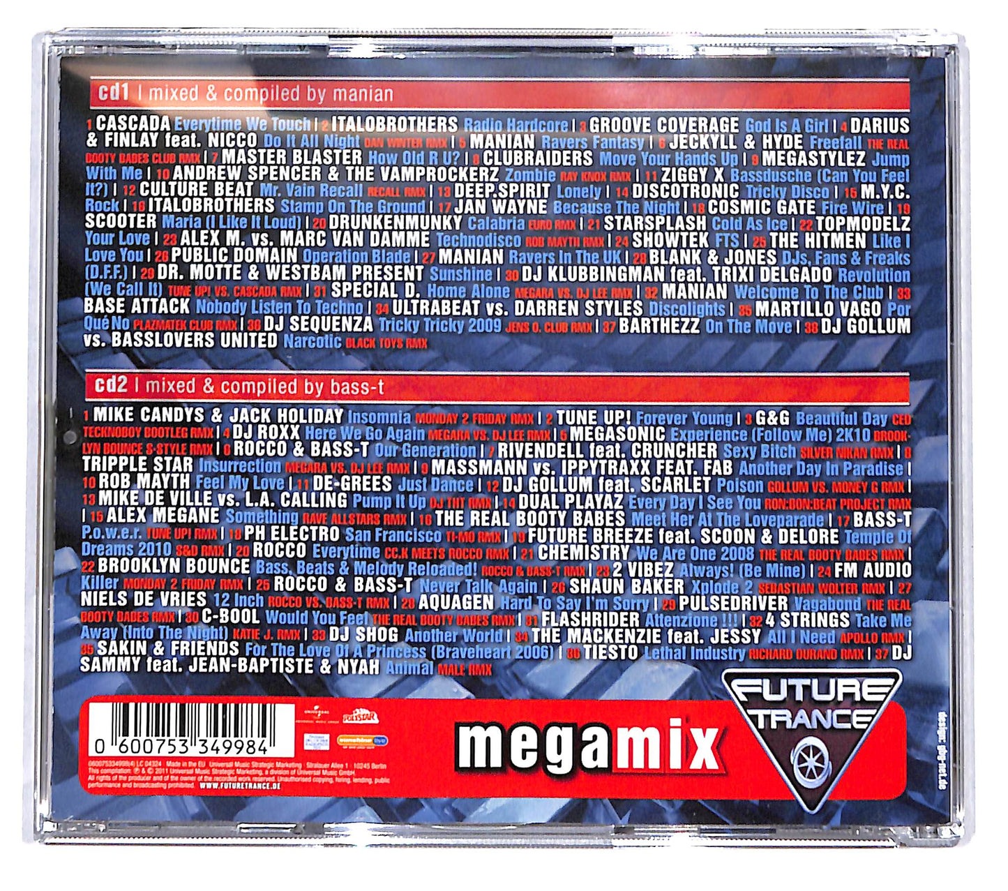EBOND Manian & Bass-T - Future Trance - Megamix CD CD142254