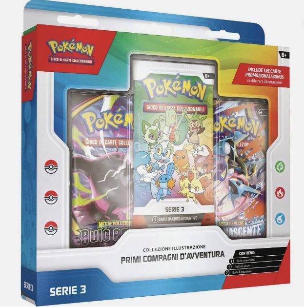POKEMON COLLEZIONE ILLUST.PRIMI COMPAGNI D'AVENTURA SERIE 3 2026