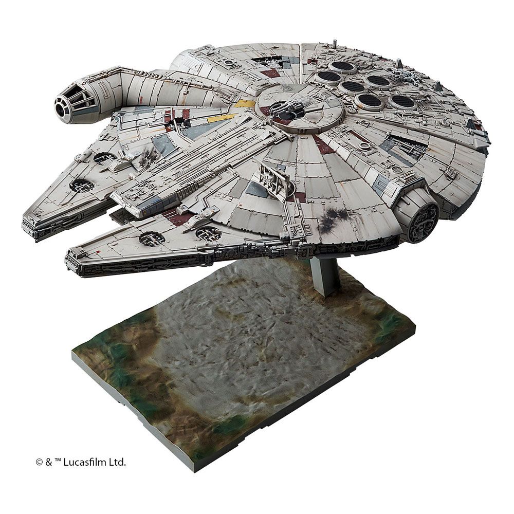 Kit di modellismo di Star Wars Episodio VII in scala 1/144: Millennium Falcon
