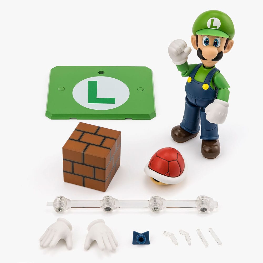 Action figure Super Mario SH Figuarts Luigi 11 cm
