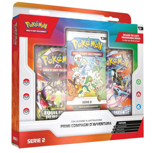POKEMON ILLUSTRAZIONE PRIMI COMPAGNI DI AVVENTURA SERIE 2