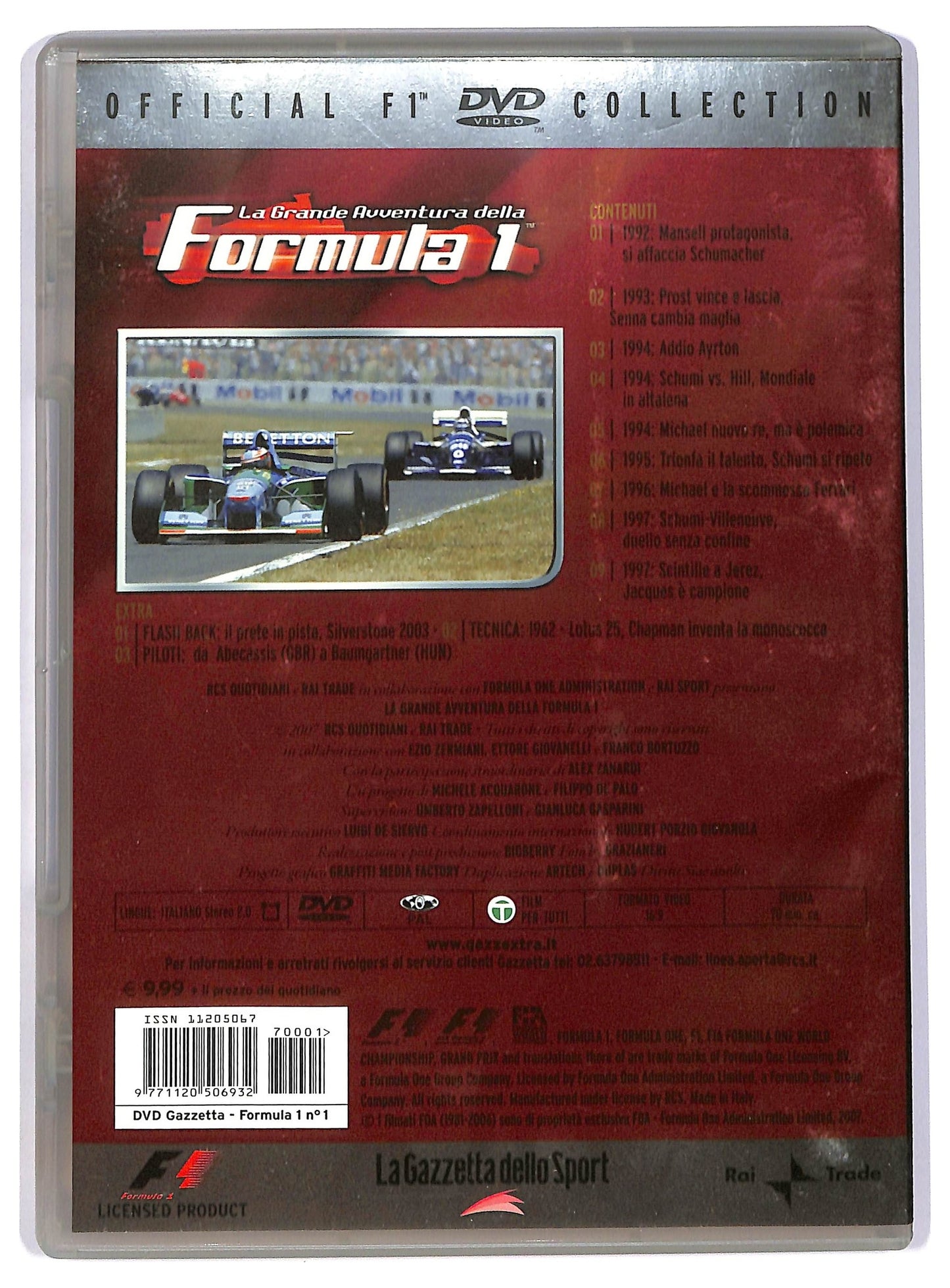 EBOND I duelli infiniti degli anni '90 Formula 1 DVD EDITORIALE D744601