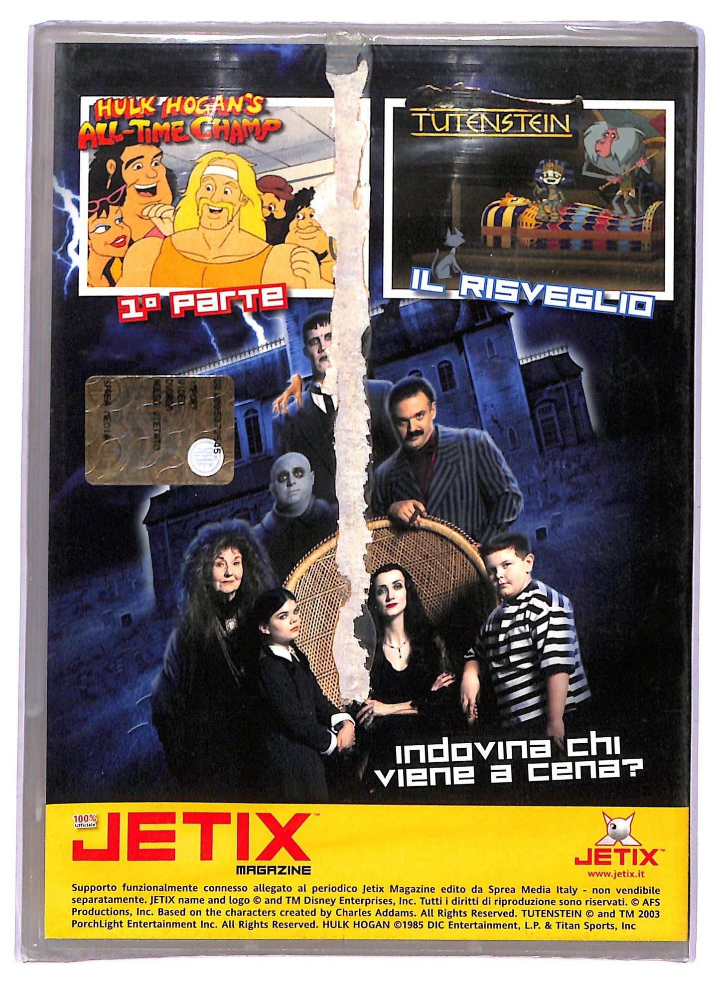 EBOND Tutenstein + Famiglia Addams + Hulk Hogan 3 epis. EDITORIALE DVD D768206