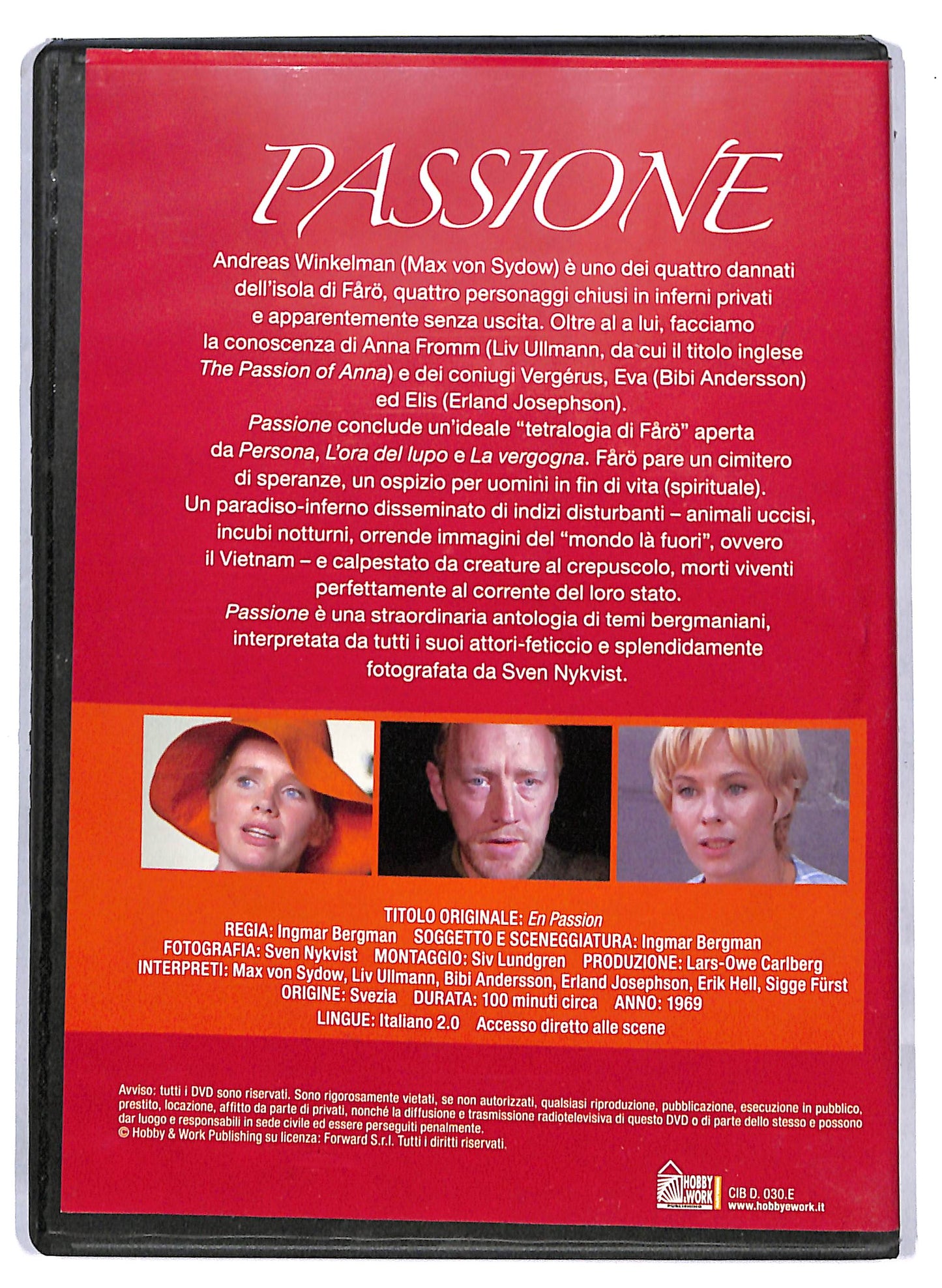 EBOND Passione di Igmar Bergamn EDITORIALE DVD D813327