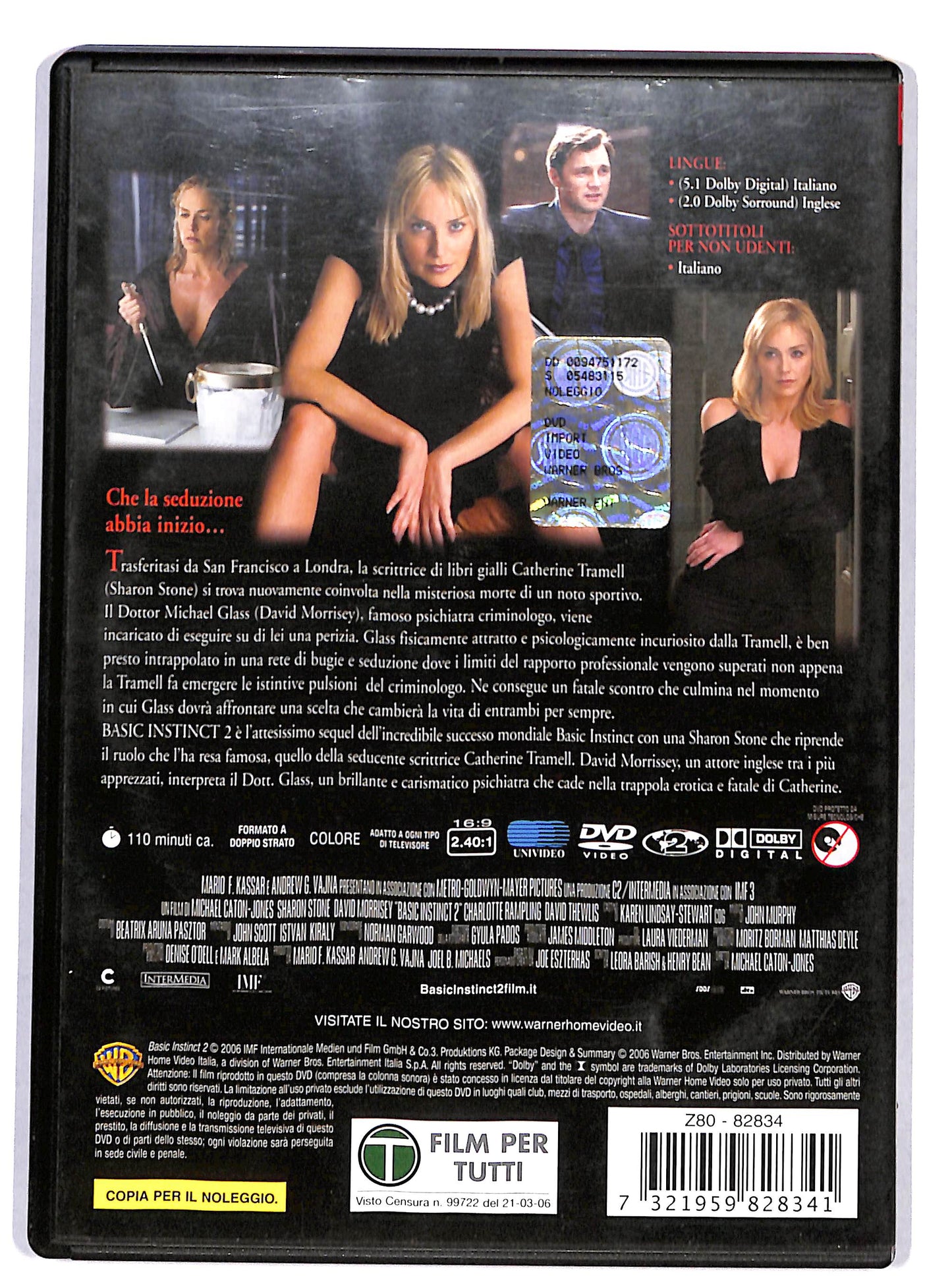 EBOND Basic instinct 2 NOLEGGIO DVD D820710
