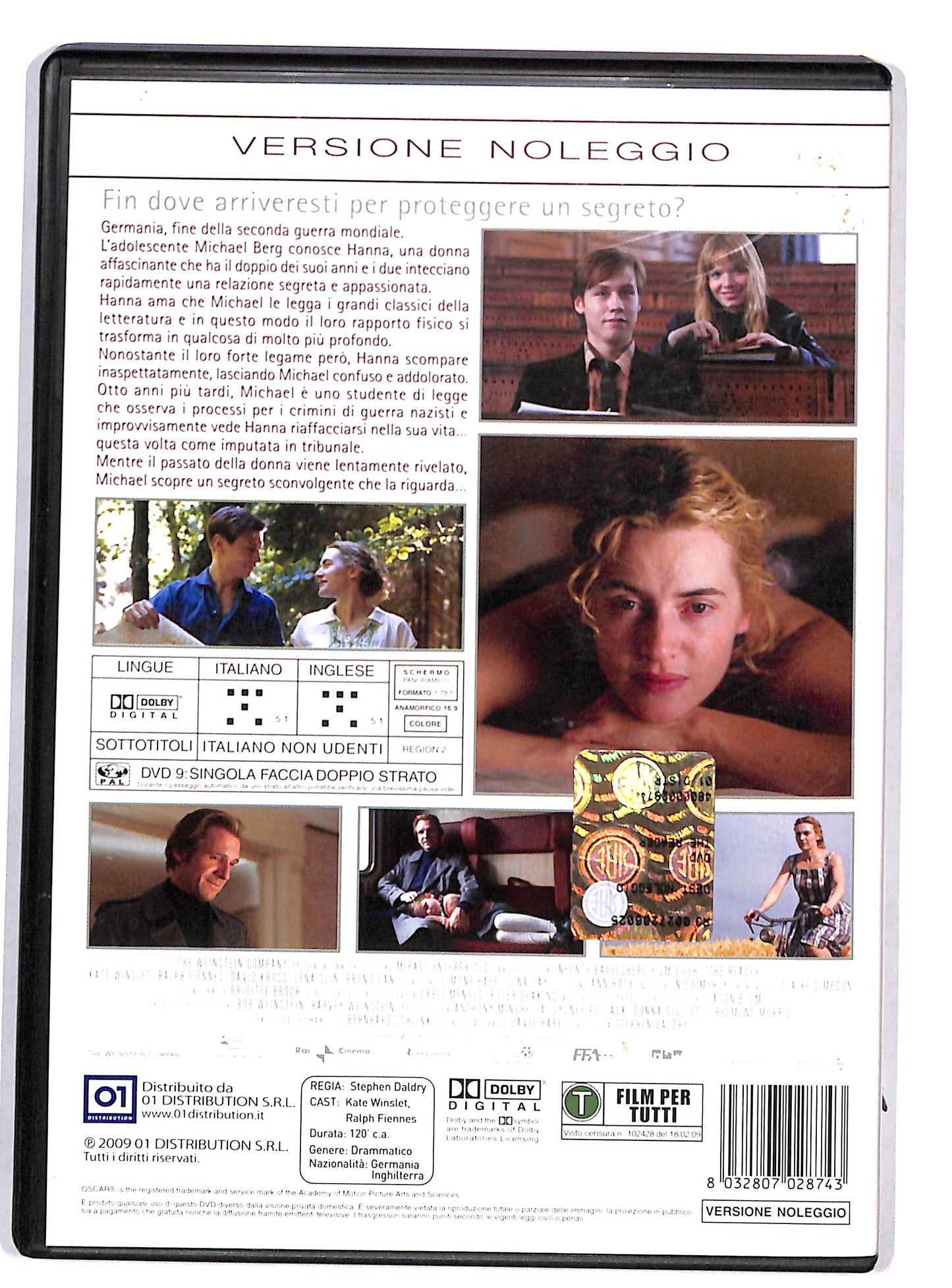 EBOND The Reader - A voce alta Noleggio DVD D820762