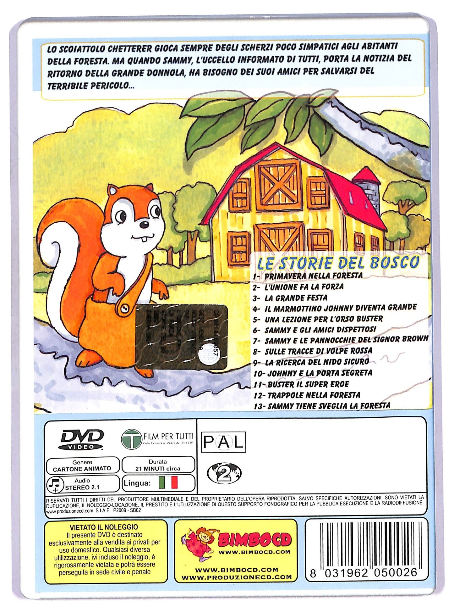 EBOND Le Storie del Bosco l'unione fa la forza DVD D820823