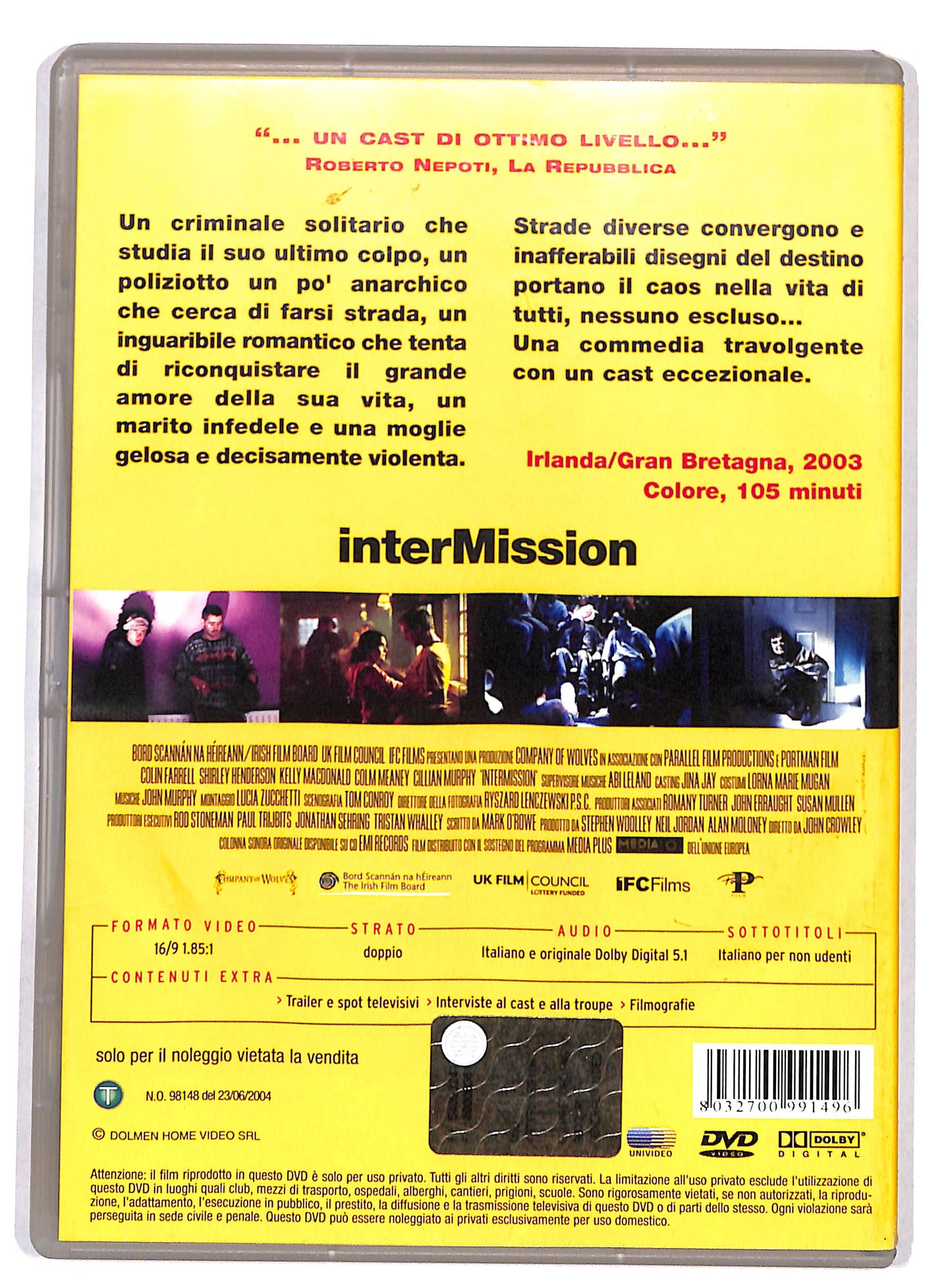 EBOND Intermission NOLEGGIO DVD D821014