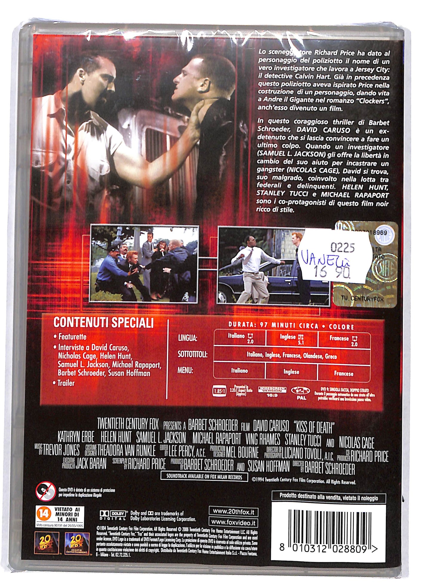 EBOND il bacio della morte DVD D821054