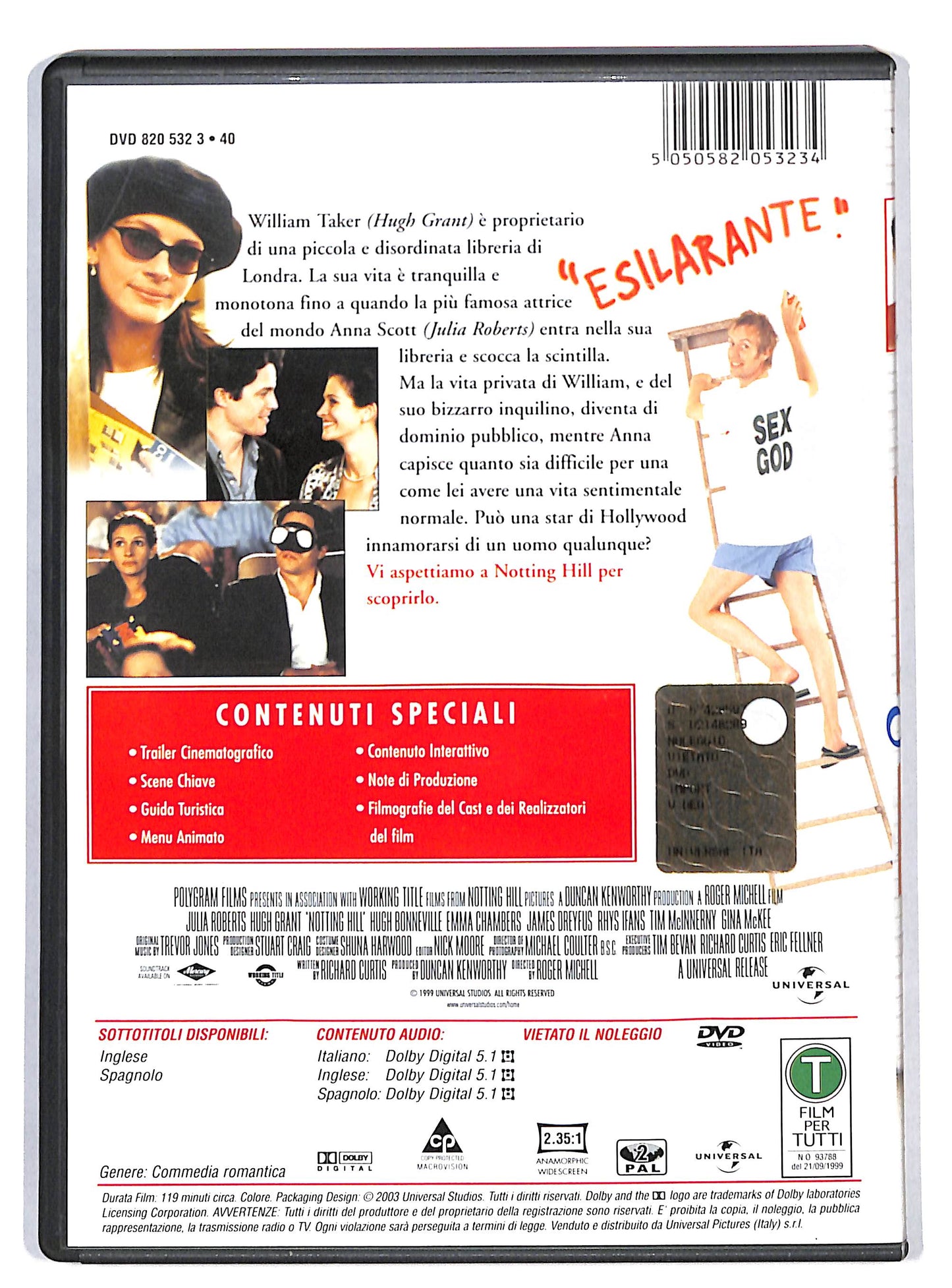 EBOND Notting Hill DVD D821128