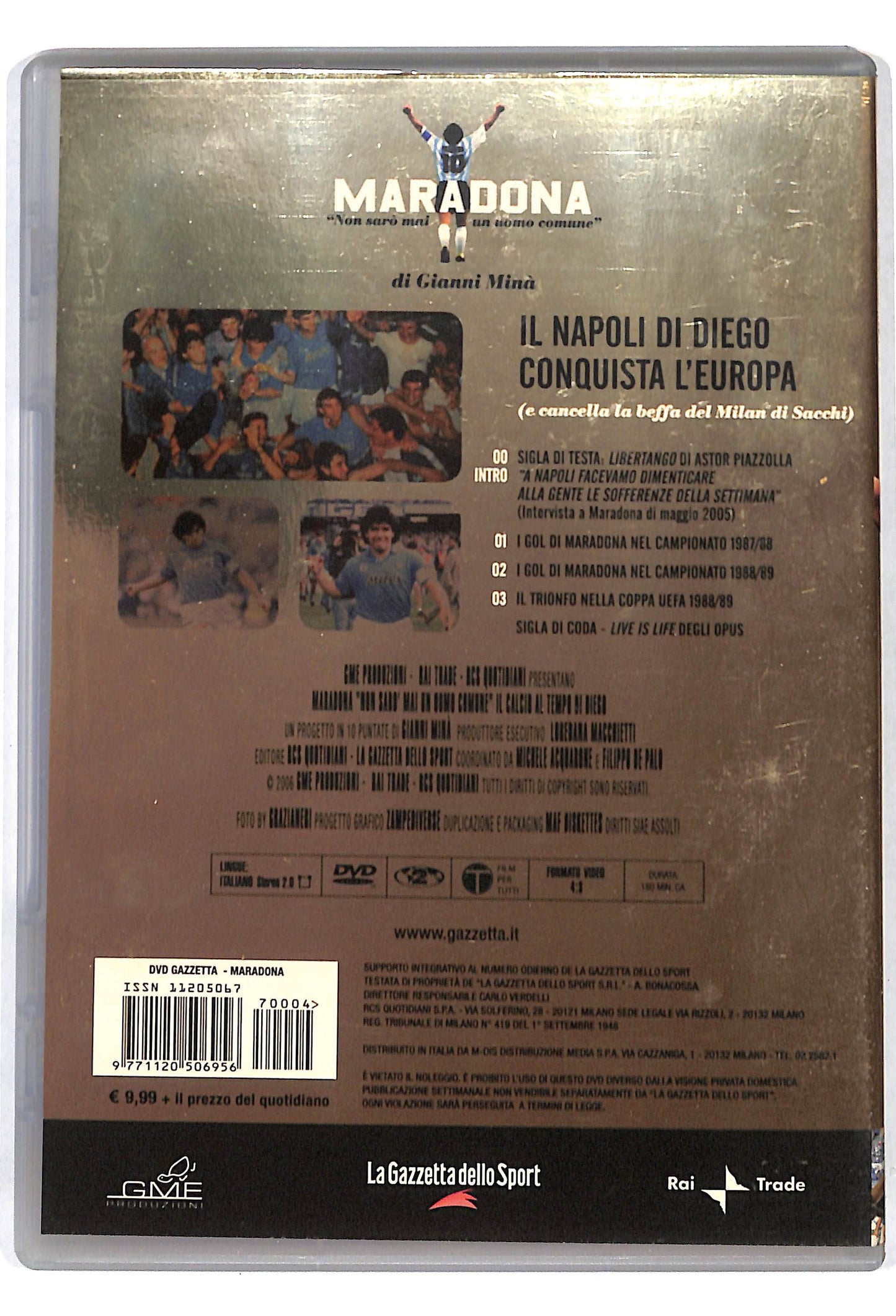 EBOND Il Napoli di Diego conquista l'Europa vol.4 EDITORIALE DVD DB006194