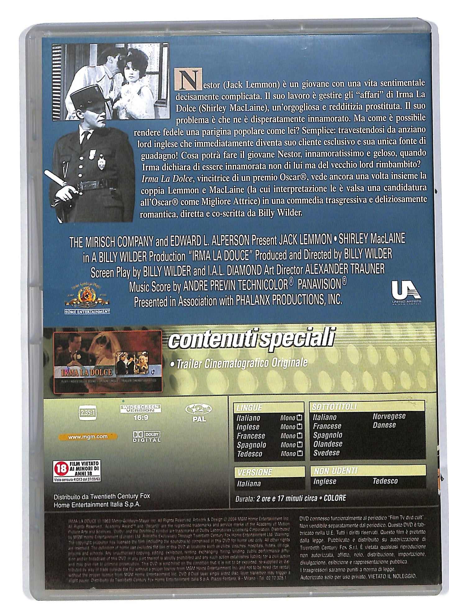 EBOND Irma la dolce EDITORIALE DVD DB554761