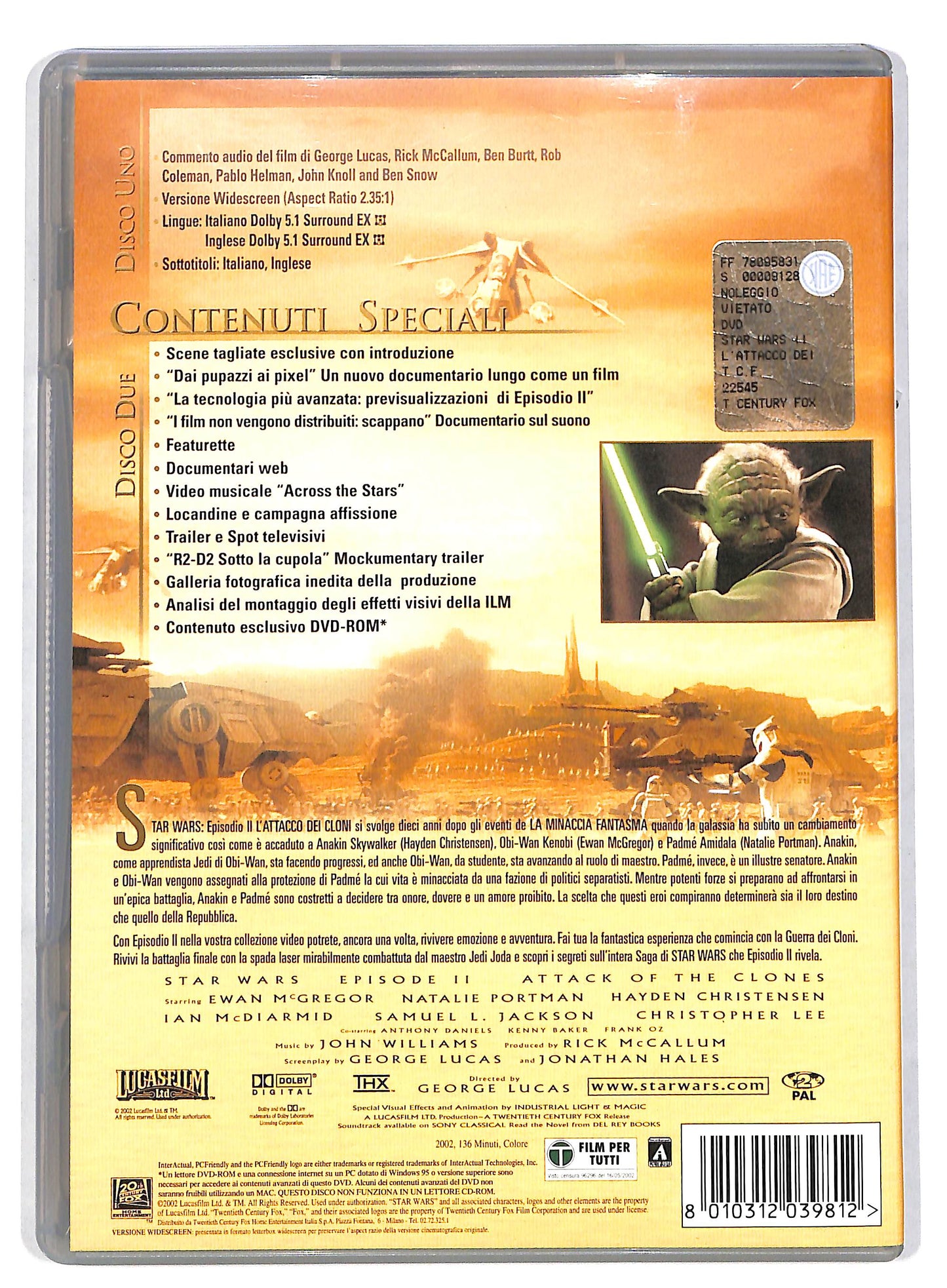 EBOND Star wars episodio II - l'attacco dei cloni DVD DB555910