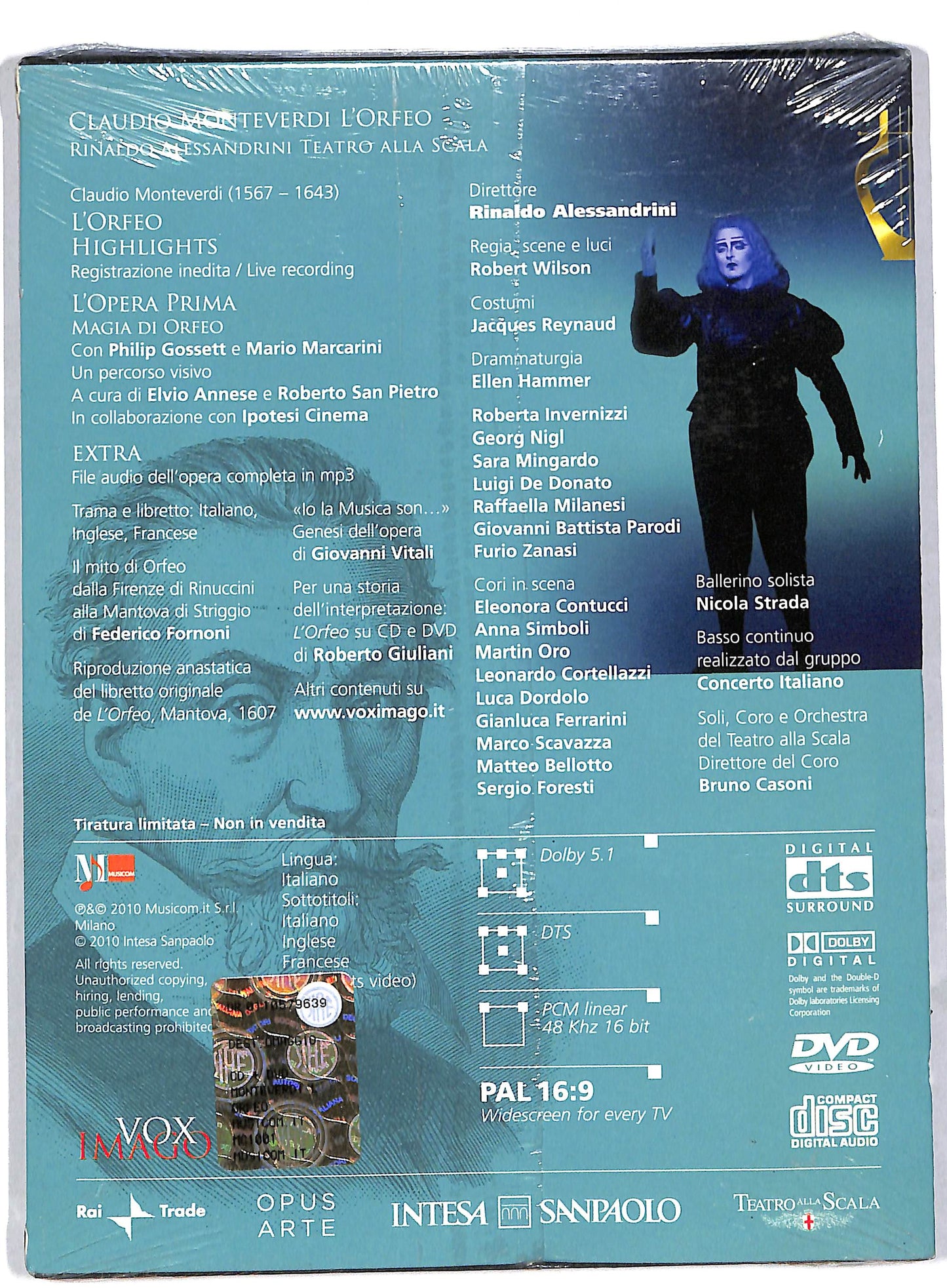 EBOND Claudio monteverdi l'orfeo - teatro alla scala EDITORIALE DVD DB556239