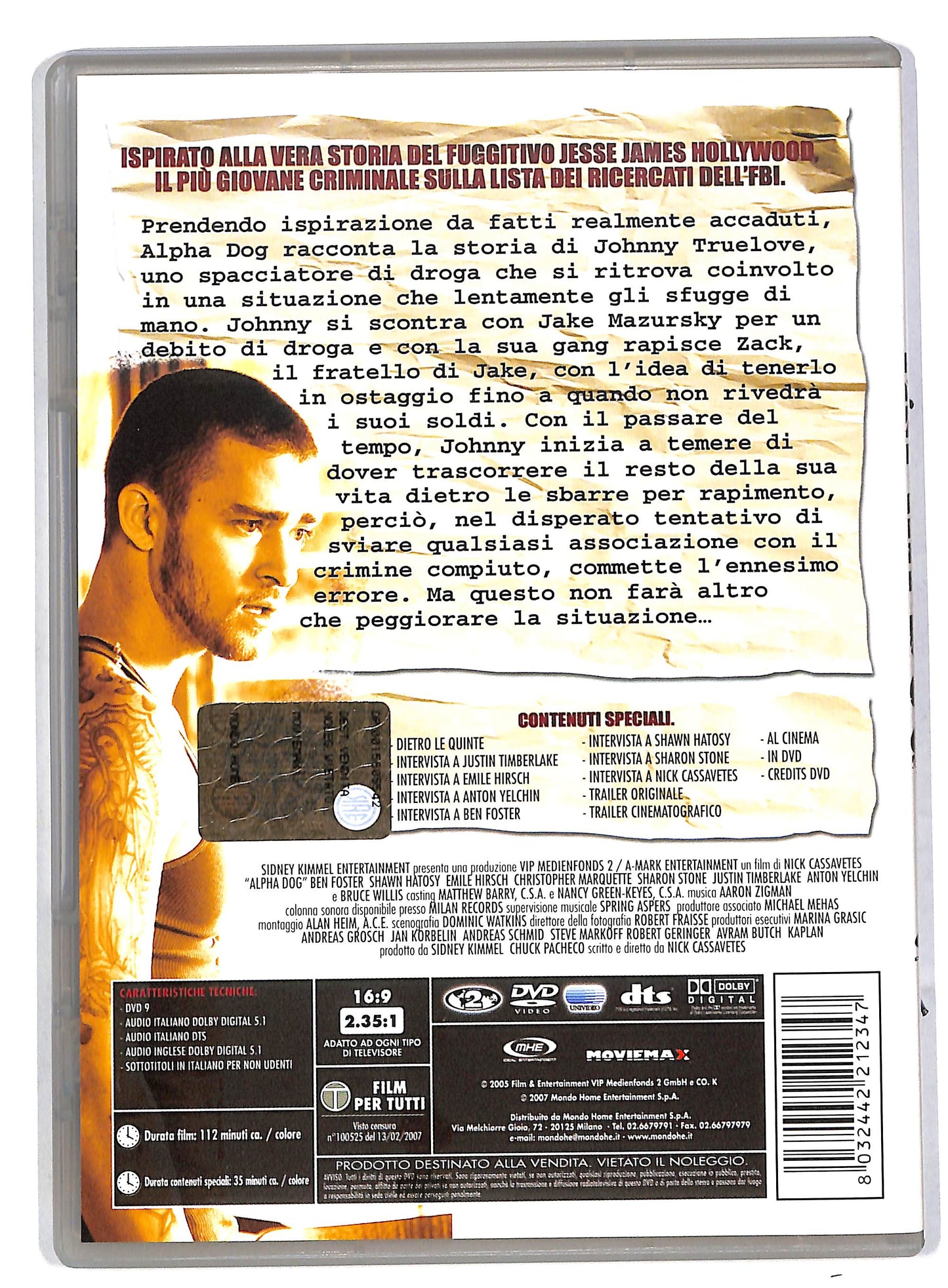 EBOND Alpha Dog DVD DB556262