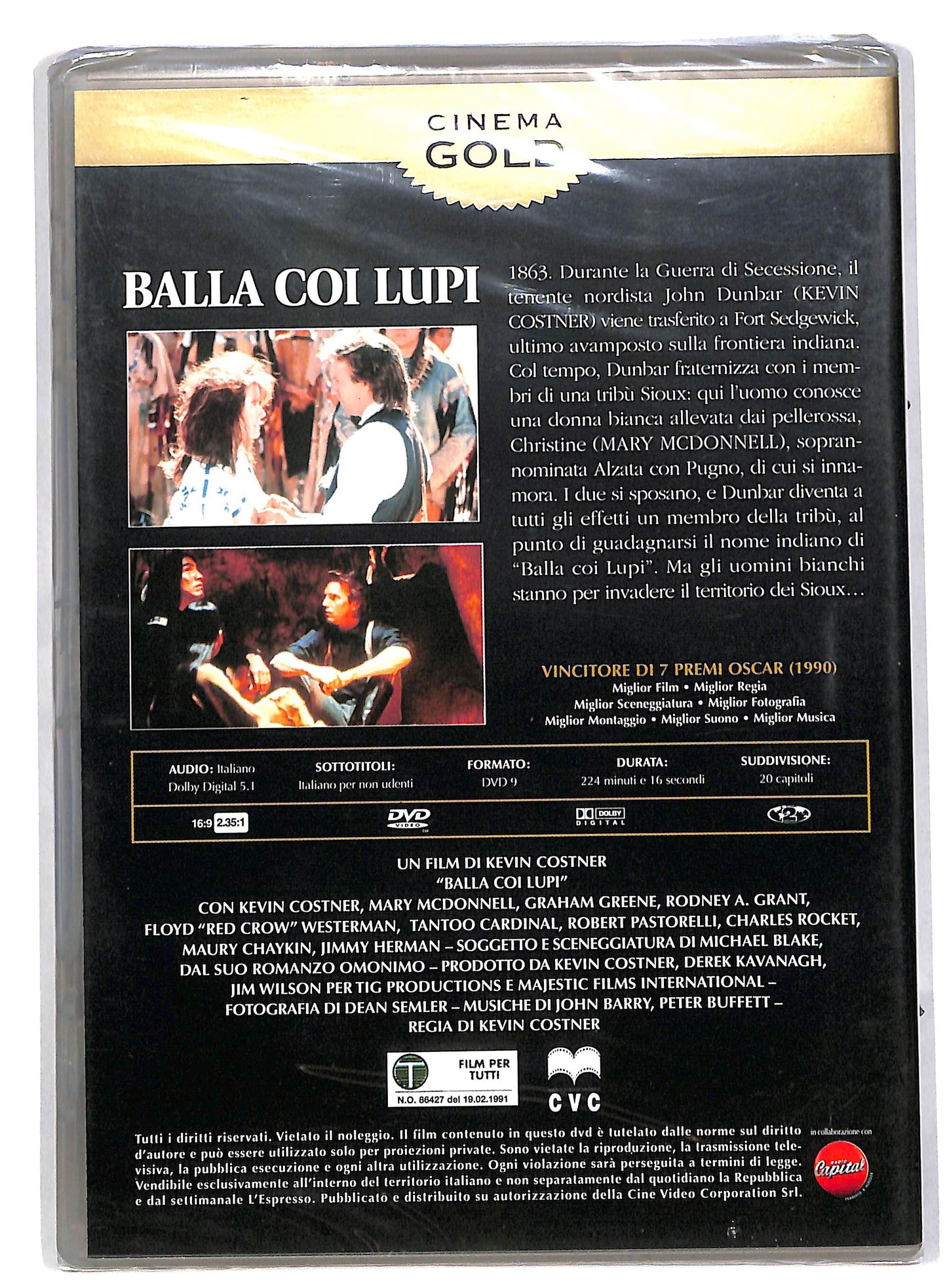 EBOND Balla coi lupi EDITORIALE DVD DB556457