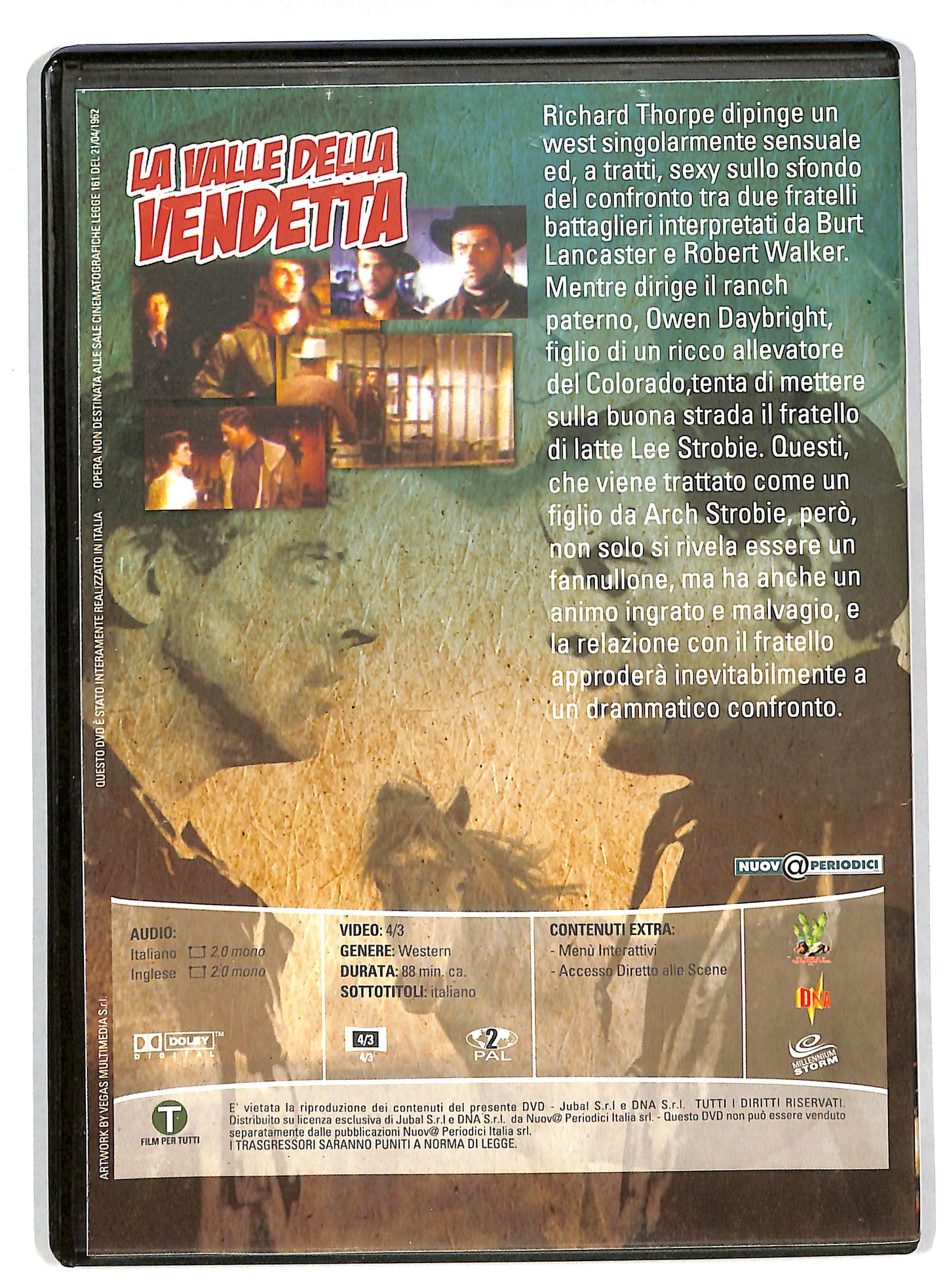 EBOND La valle della vendetta EDITORIALE DVD DB557421